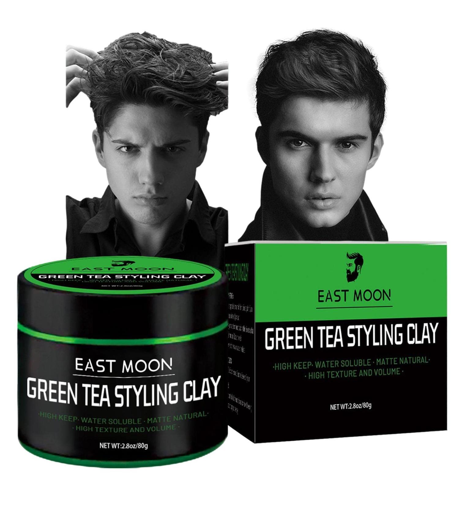 Hair ClayGreen Tea Matte Clay Hair Product Mens Hair Clay Hair products for men that define a matte finish for all hair types for men Homraa - Buy Online on GoSupps.com