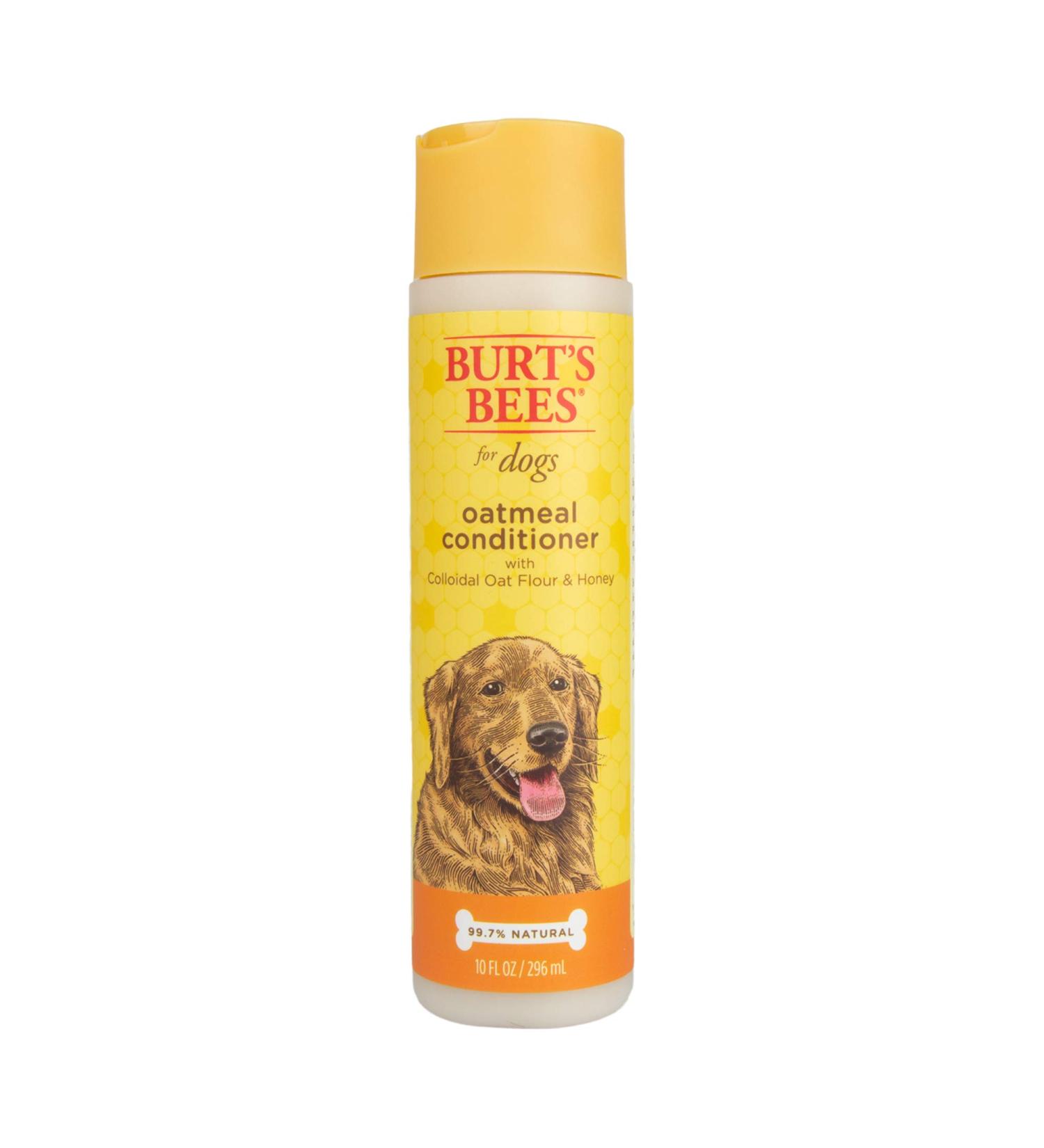 Burt's Bees Oatmeal Conditioner for Dogs - 10 fl oz with Colloidal Oat Flour & Honey - Buy Online on GoSupps.com