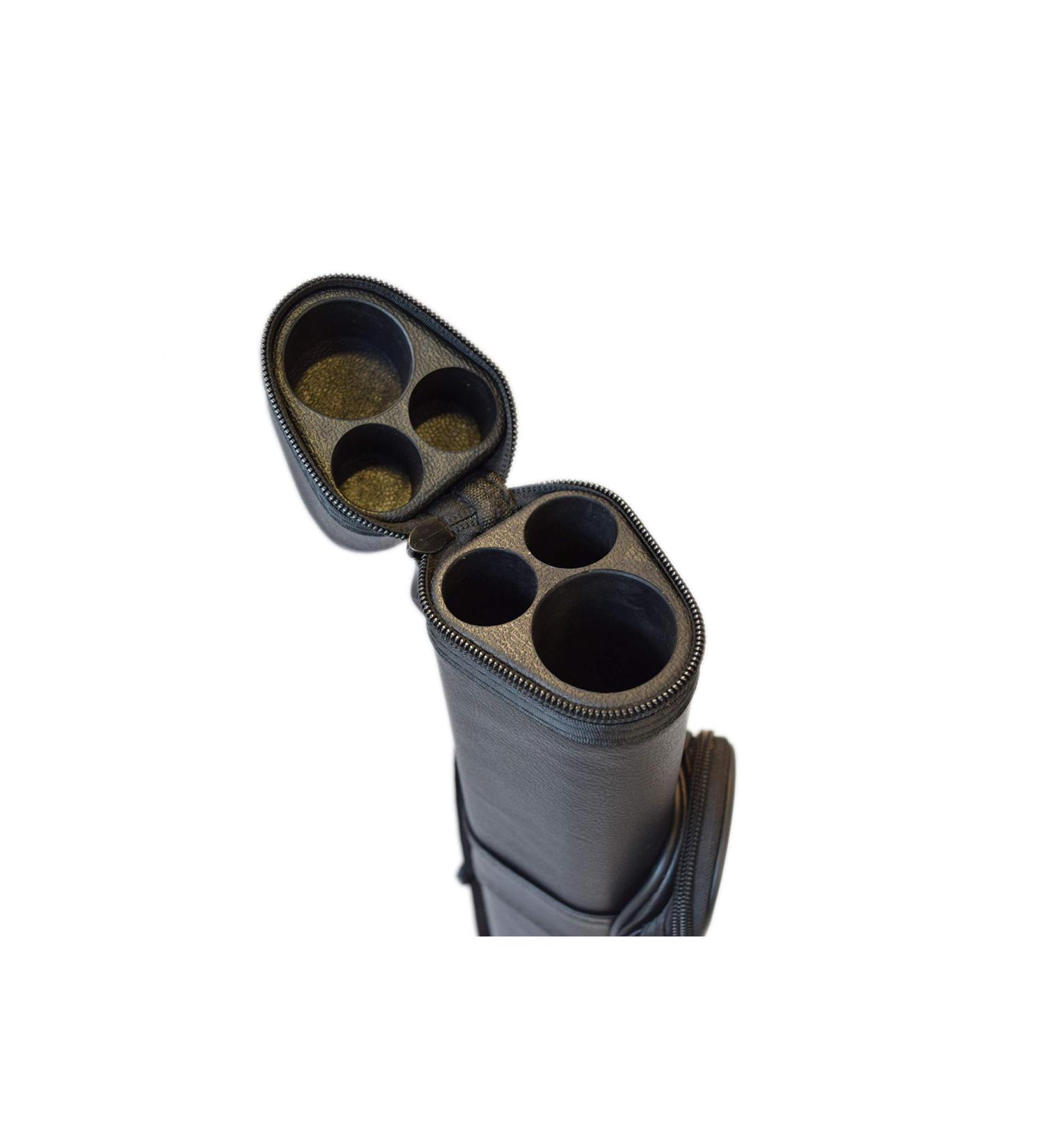 1x2 Hard Oval Pool Cue Billiard Stick Case with Triangle - Premium Quality - Buy Online on GoSupps.com