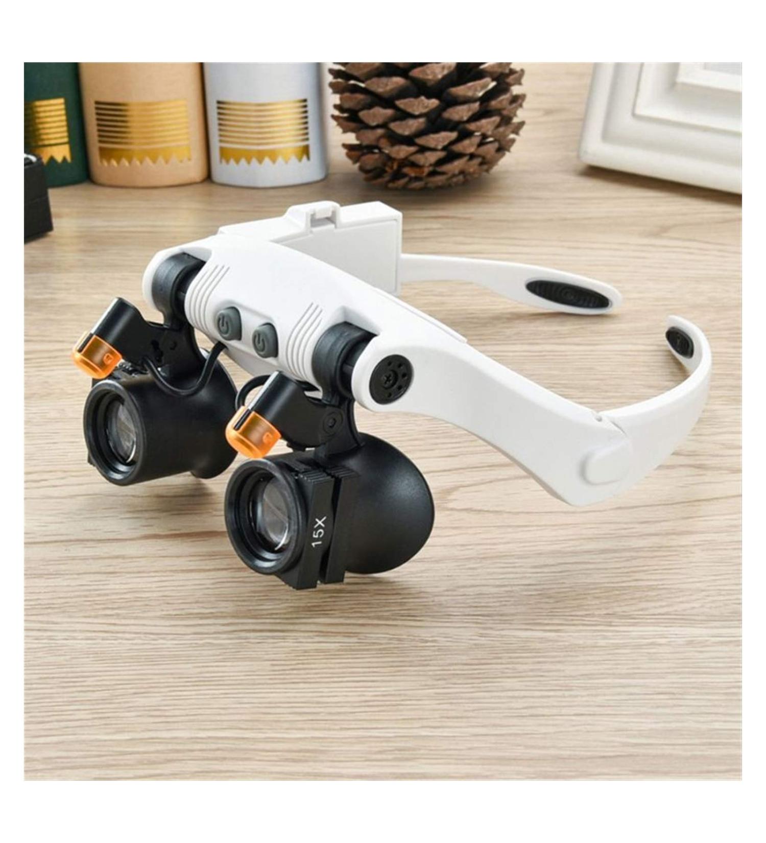 Lightweight Magnifying Glass Head-Mounted Multi-Fold Interchangeable High-Definition Magnifying Glass for Electronic Maintenance of Watches Lofty Ambition - Buy Online on GoSupps.com