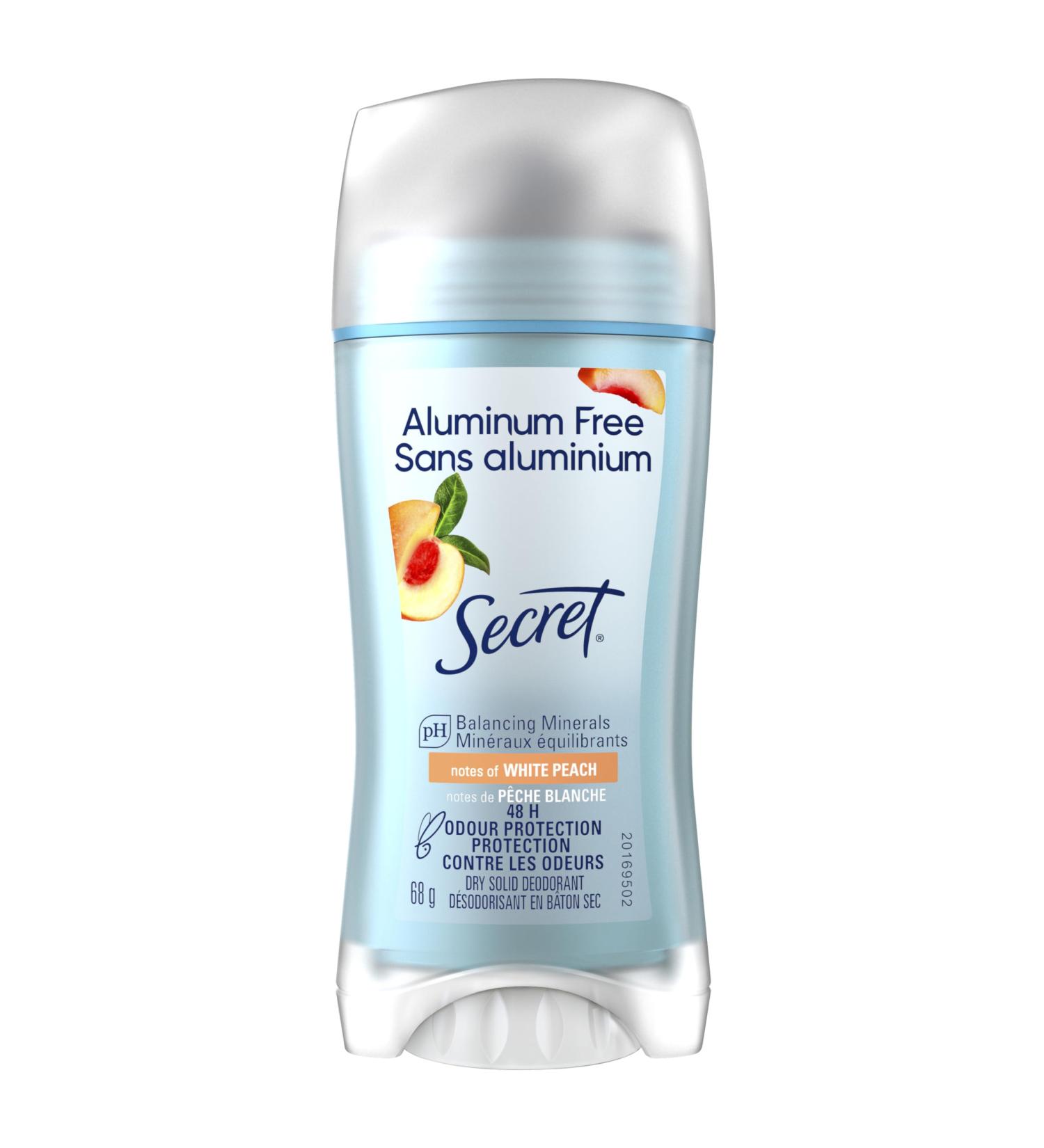 Secret Clinical Strength Invisible Solid Antiperspirant and Deodorant White Peach 68 g - Buy Online on GoSupps.com