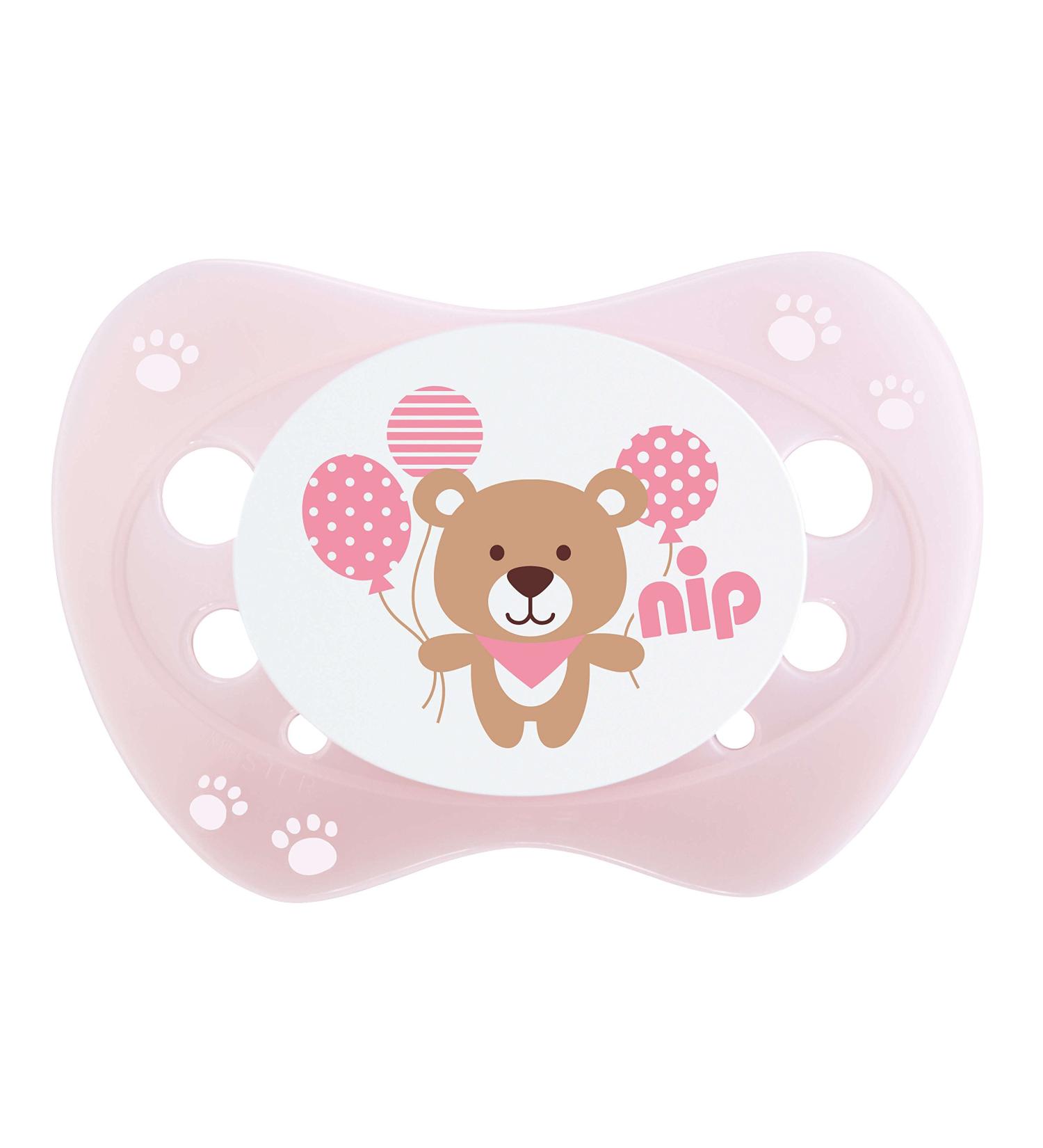 Shop Nip Newborn Girl Pacifier - Silicone 0-2 Months | International Shipping Available - Buy Online on GoSupps.com