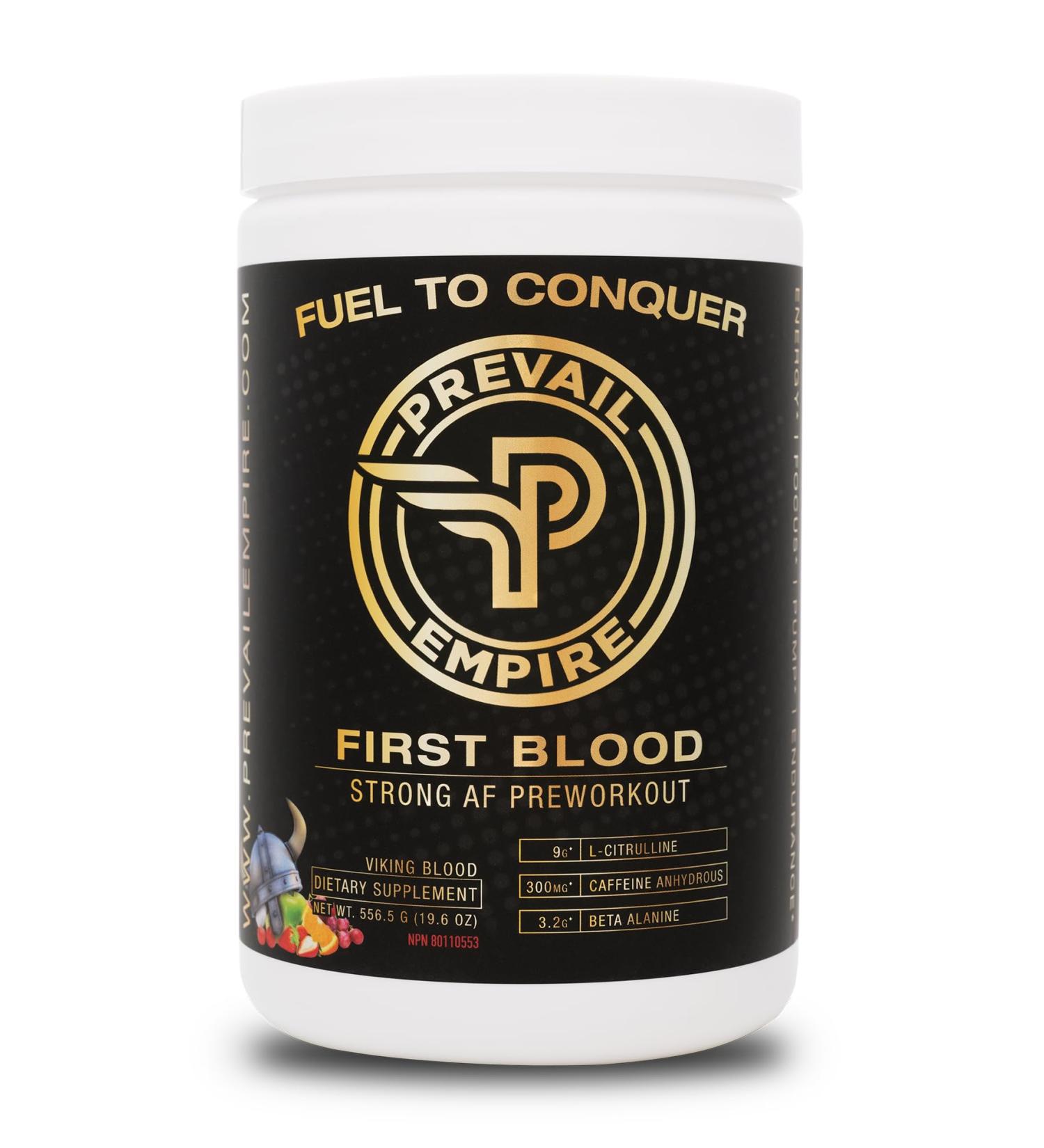 First Blood Strong AF Pre-Workout (565.5 Viking Blood) Viking Blood 565.5 - Buy Online on GoSupps.com