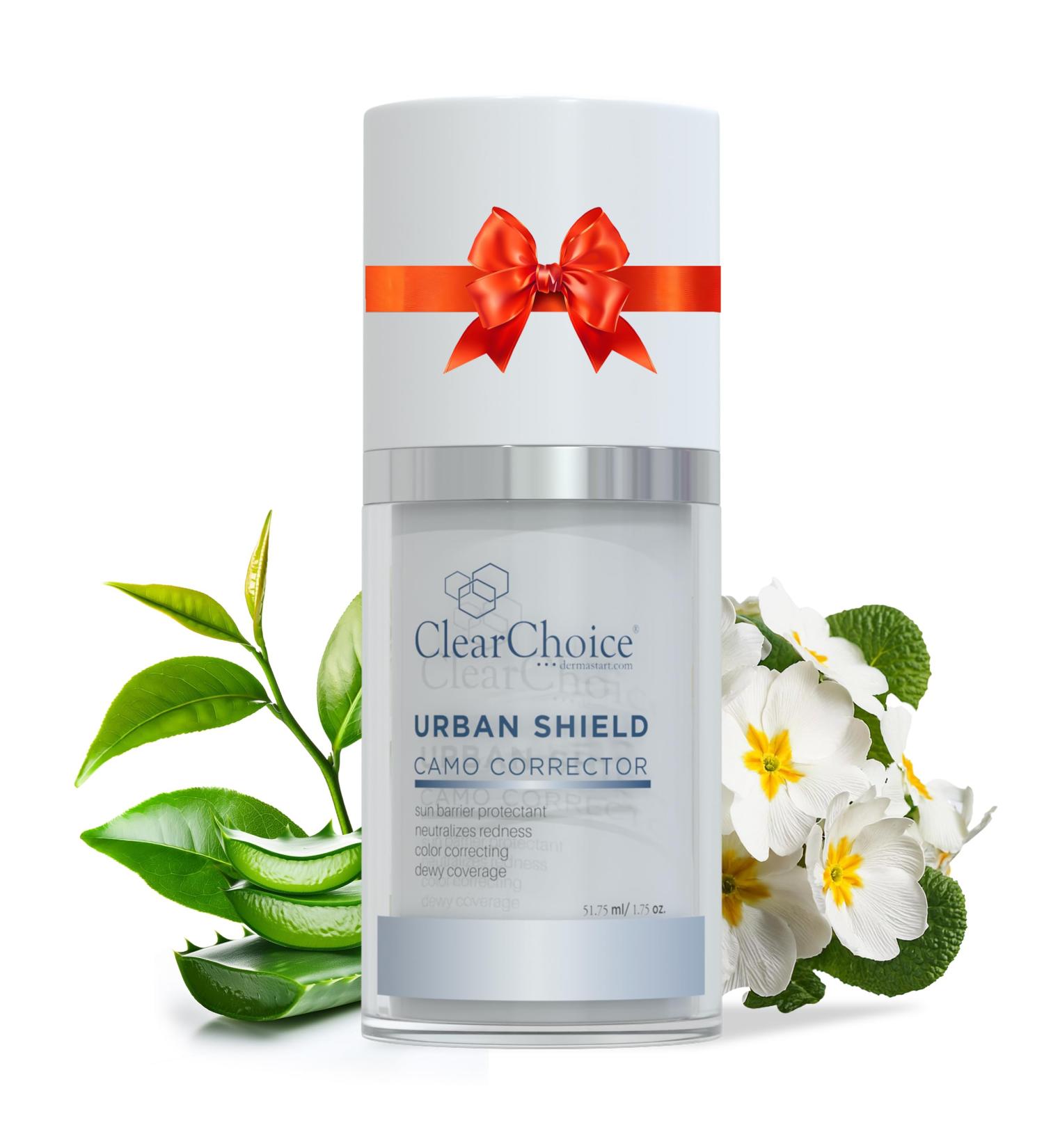 Clear Choice Urban Shield Cream Gel Neutralizes Redness Color Correcting for Rosacea & Acne Zinc Oxide Sun Barrier Antioxidant Protection Lightweight Dewy Coverage.1.7oz - Buy Online on GoSupps.com