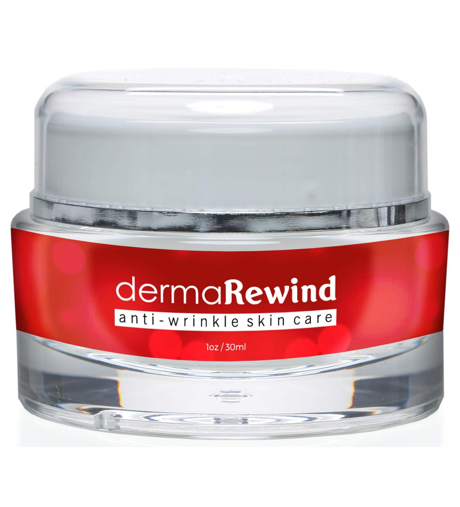 Derma Rewind Anti-Wrinkle Moisturizer | Boost Collagen & Elastin | Diminish Fine Lines | Ultimate Ageless Skin Care Solution - Buy Online on GoSupps.com