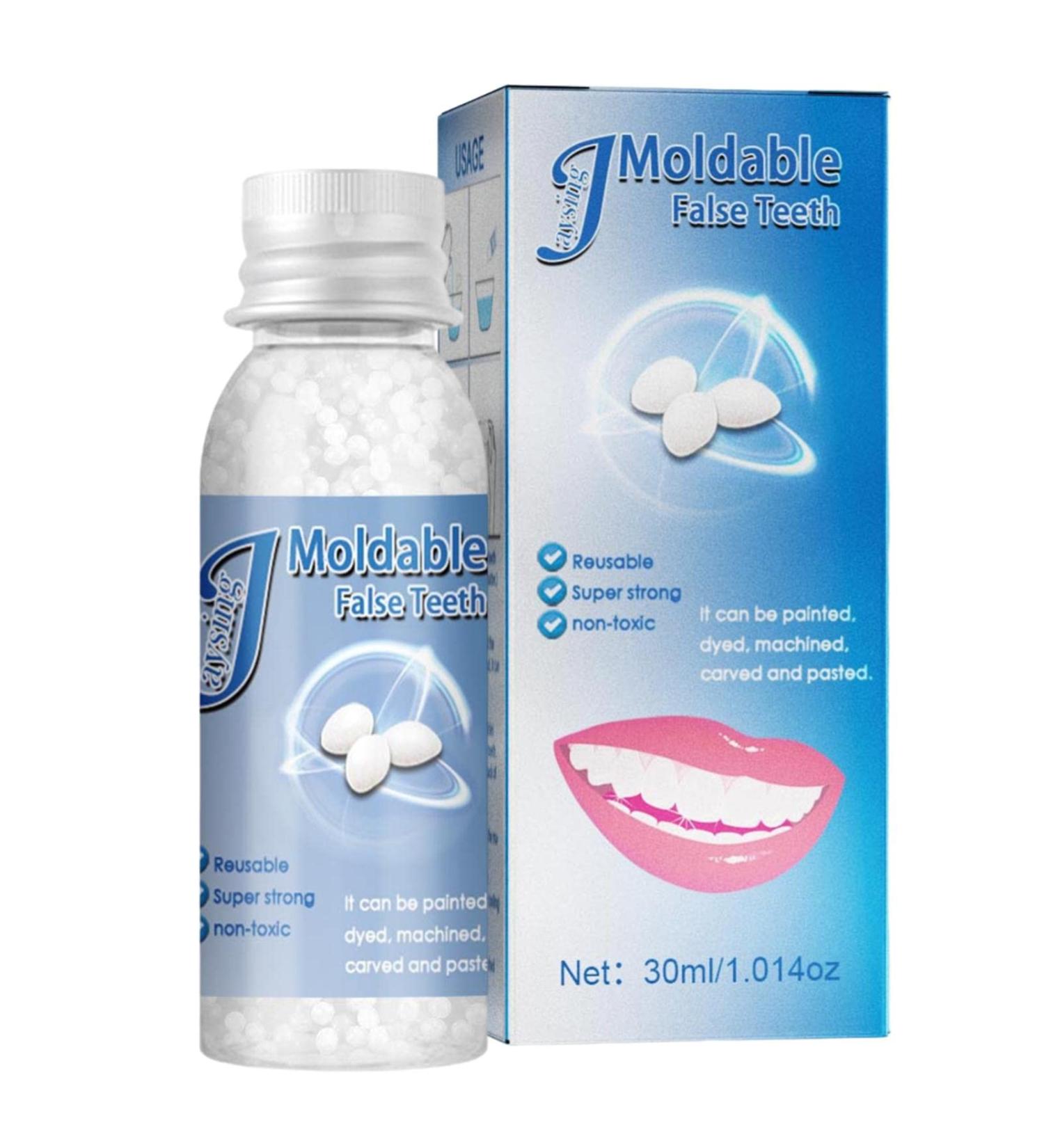 BAOK 5 PCs Provisional Denture Kit - DIY Dental Repair Set for Vampire Prostheses & Confident Smile - Buy Online on GoSupps.com