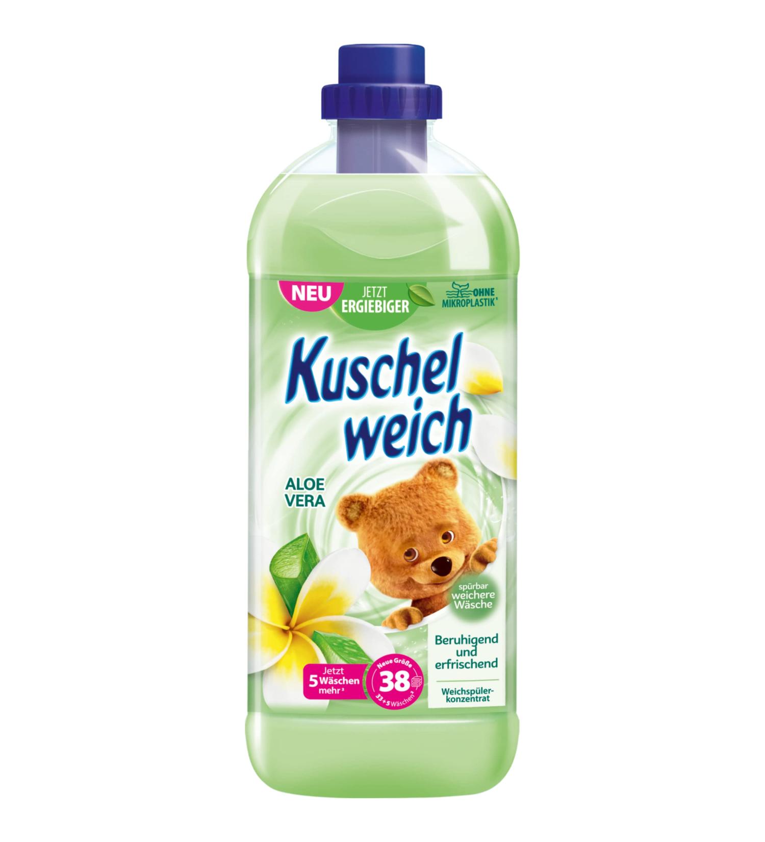 Buy Cuddly Soft Fabric Softener with Aloe Vera - Dermatologically Tested Eco-Friendly 1L for Up to 38 Washes - Buy Online on GoSupps.com