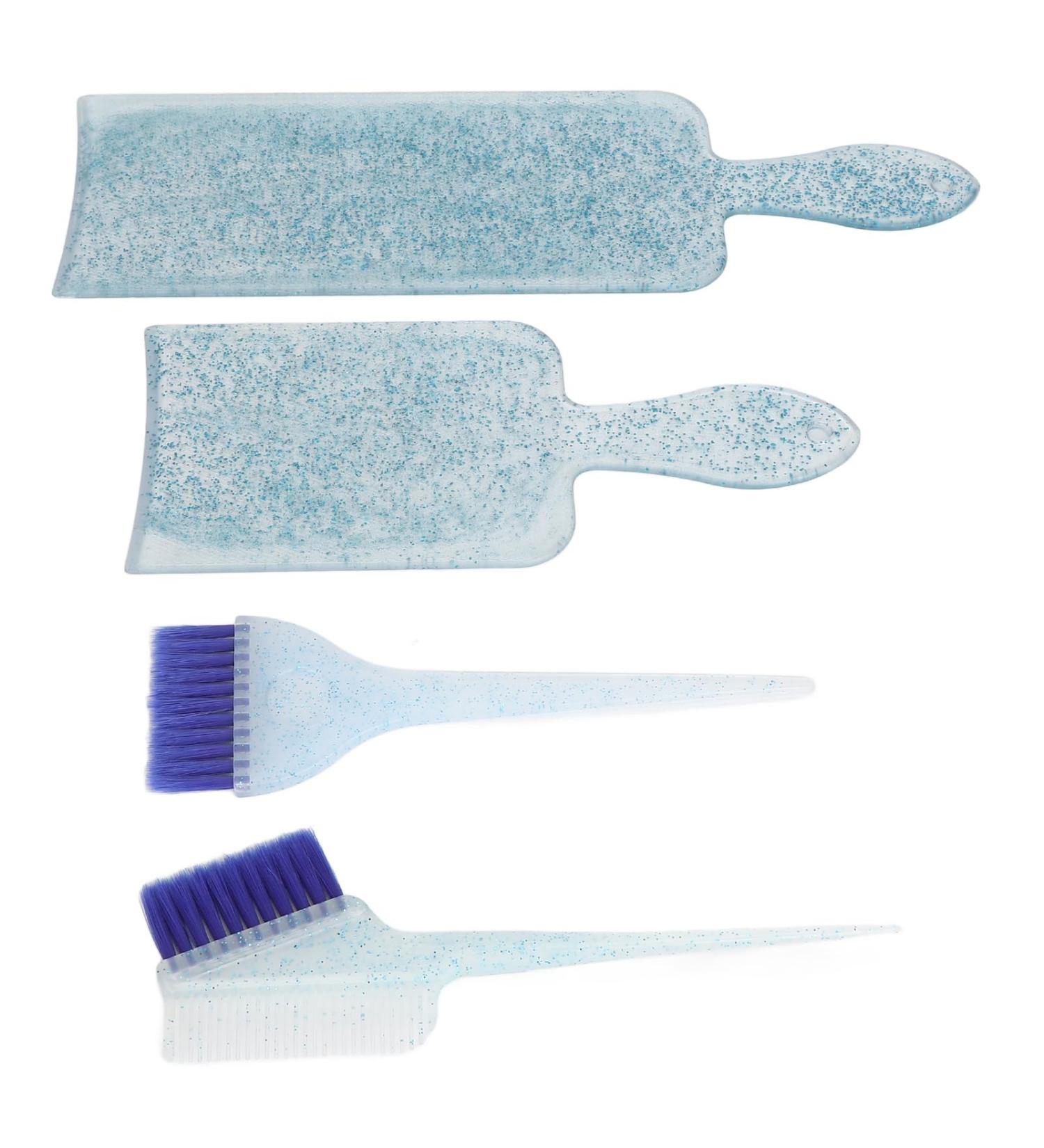 Kit de Planche de Coloration de Cheveux Kit de Planche de Mise en vidence de Cheveux de Blanchiment Polyvalent Professionnel pour Salon (BLUE) - Buy Online on GoSupps.com