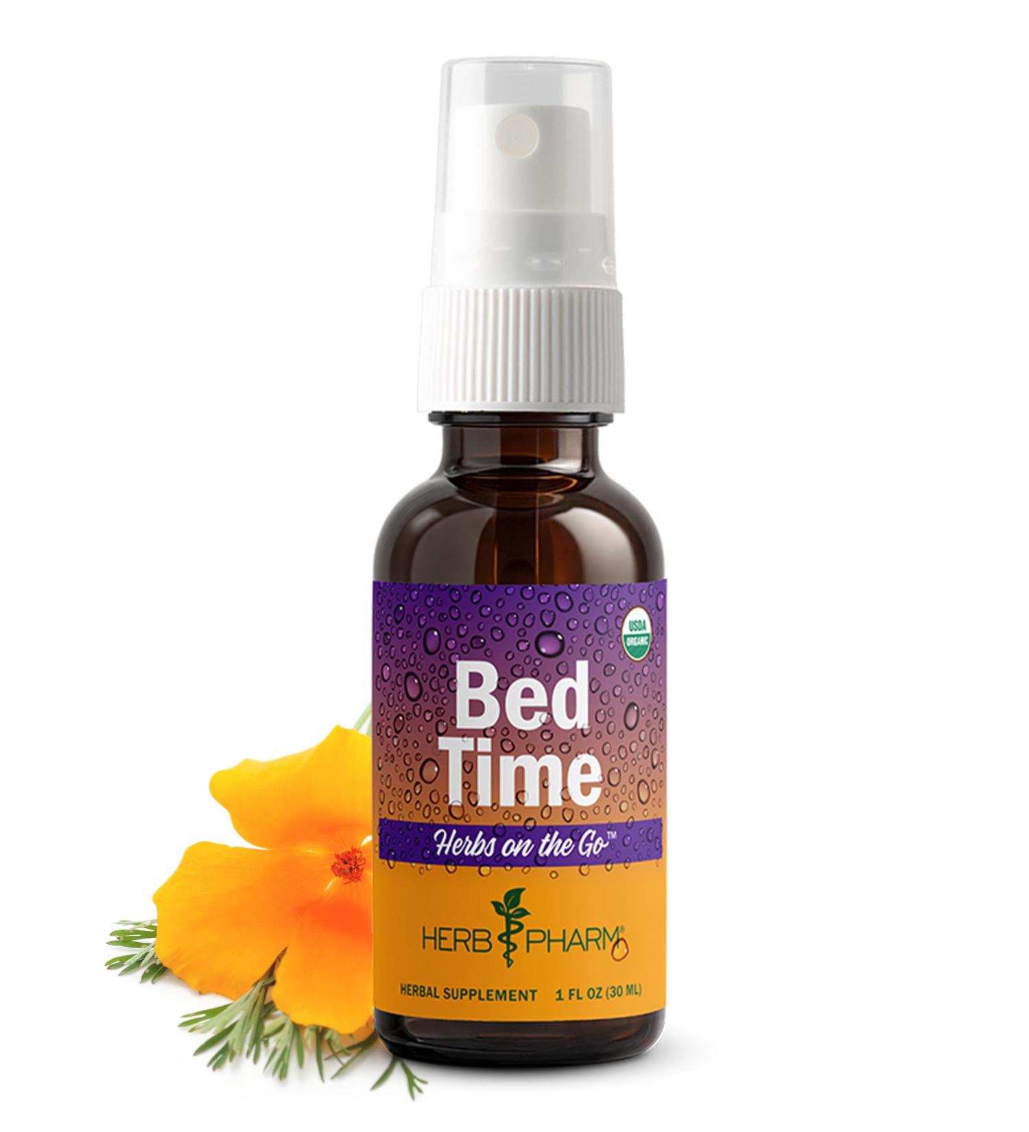 Herb Pharm Herbs on The Go Portable Spray Bed Time 1 Fl Oz - Buy Online on GoSupps.com