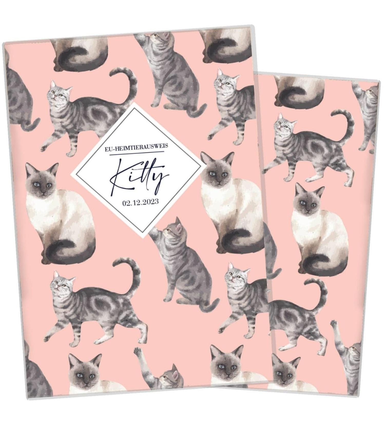 Personalized Wilhelm Fell Case for EU Pet ID Card | Customizable Gift for Pet Owners | Protective Cover for Kitty - Buy Online on GoSupps.com