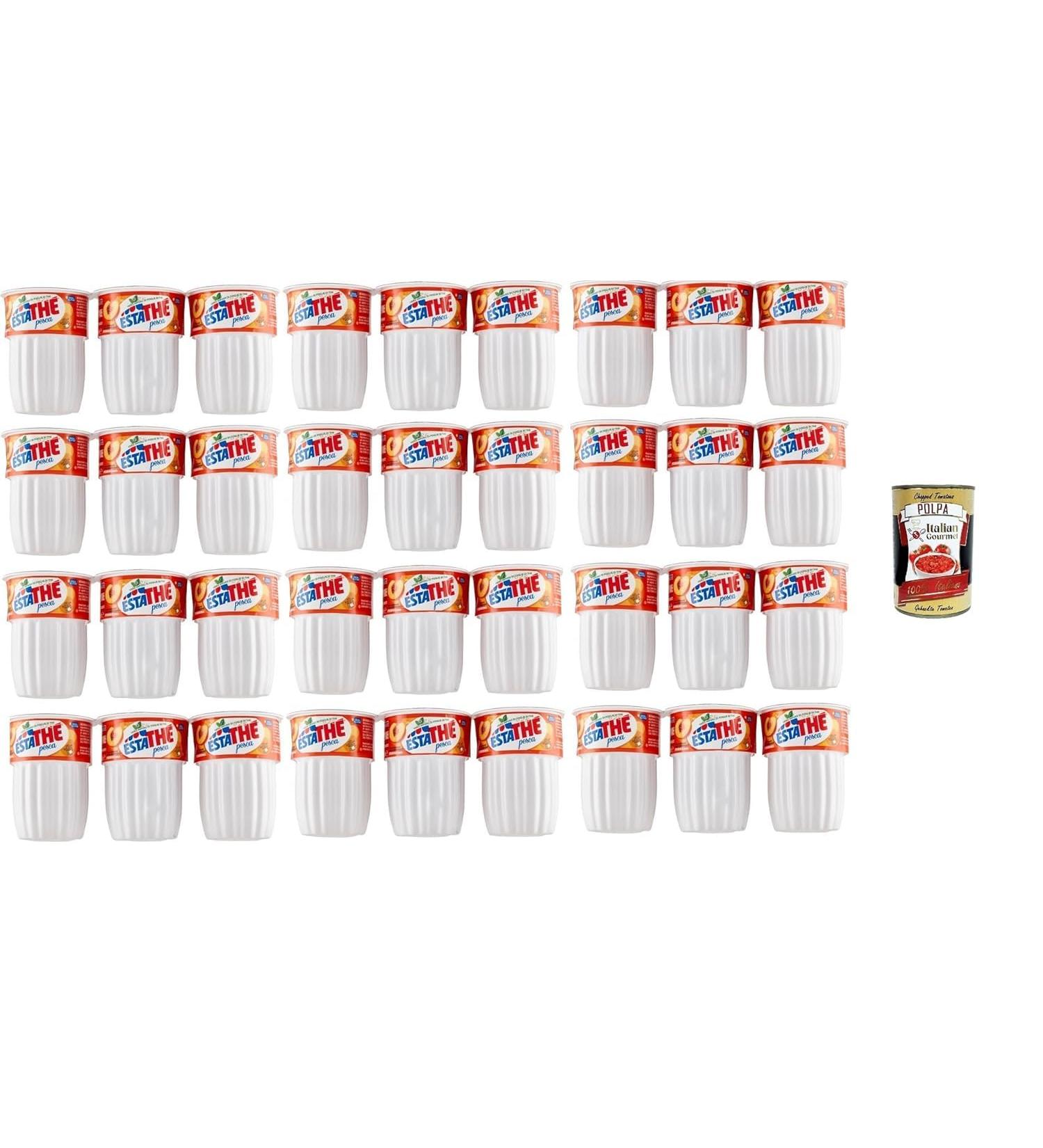 Italian Gourmet Boisson au th glac Estath P che Infusion de th aux notes fruit es de p che boisson italienne rafra chissante format 20 cl mega lot 36 (7 2 L) + Italian Gourmet Polpa - Buy Online on GoSupps.com