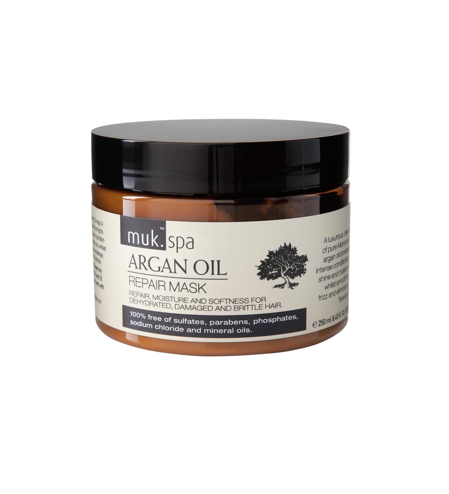 Muk Haircare Spa Argan Oil Repair Mask - 250ml | Intense Nourishment & Hydration for Damaged Hair | Buy Online Worldwide - Buy Online on GoSupps.com