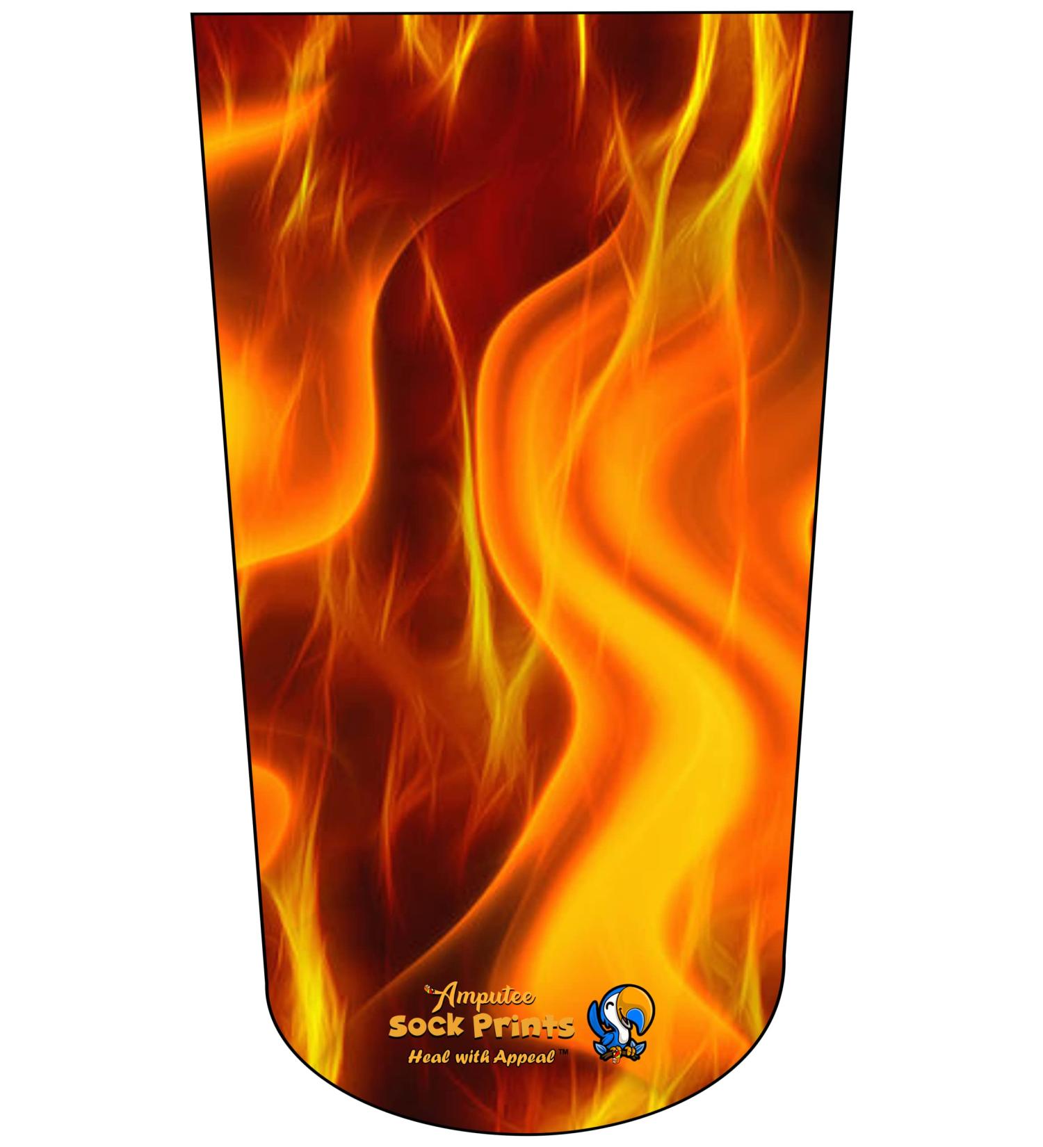 Flames BTKA Amputee Sock V1 | 3PLY Residual Wound Shrinker Sock - Buy Online on GoSupps.com