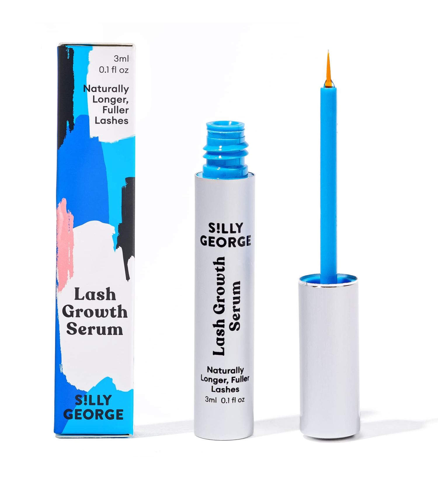 Silly George Eyelash Growth Serum - Thicker Fuller Eyelashes & Bold Brows | 3ml Lash Growth Serum - Buy Online on GoSupps.com