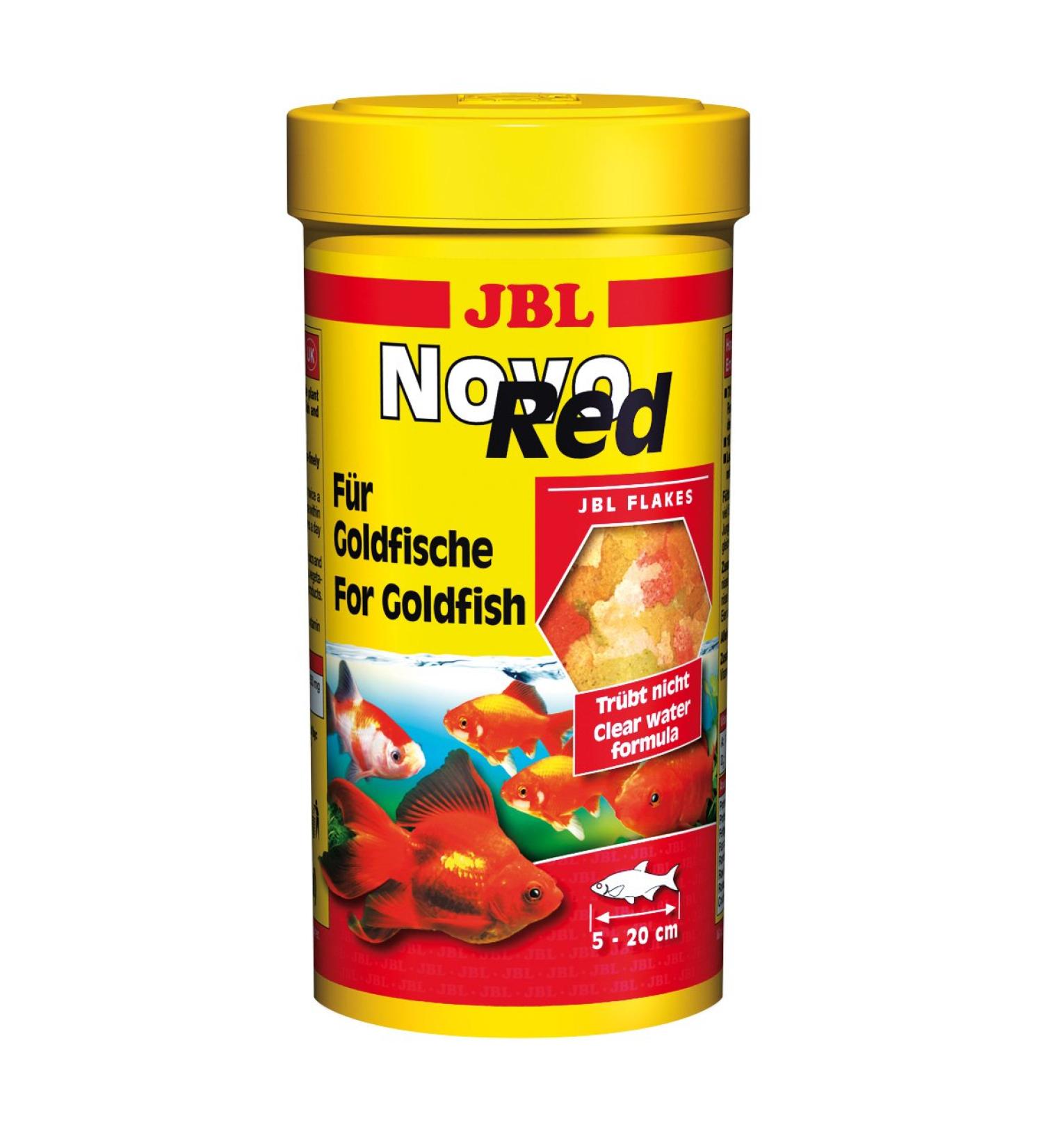 JBL NovoRed 30199 Alleinfutter für Goldfish, Flocken 100 ml