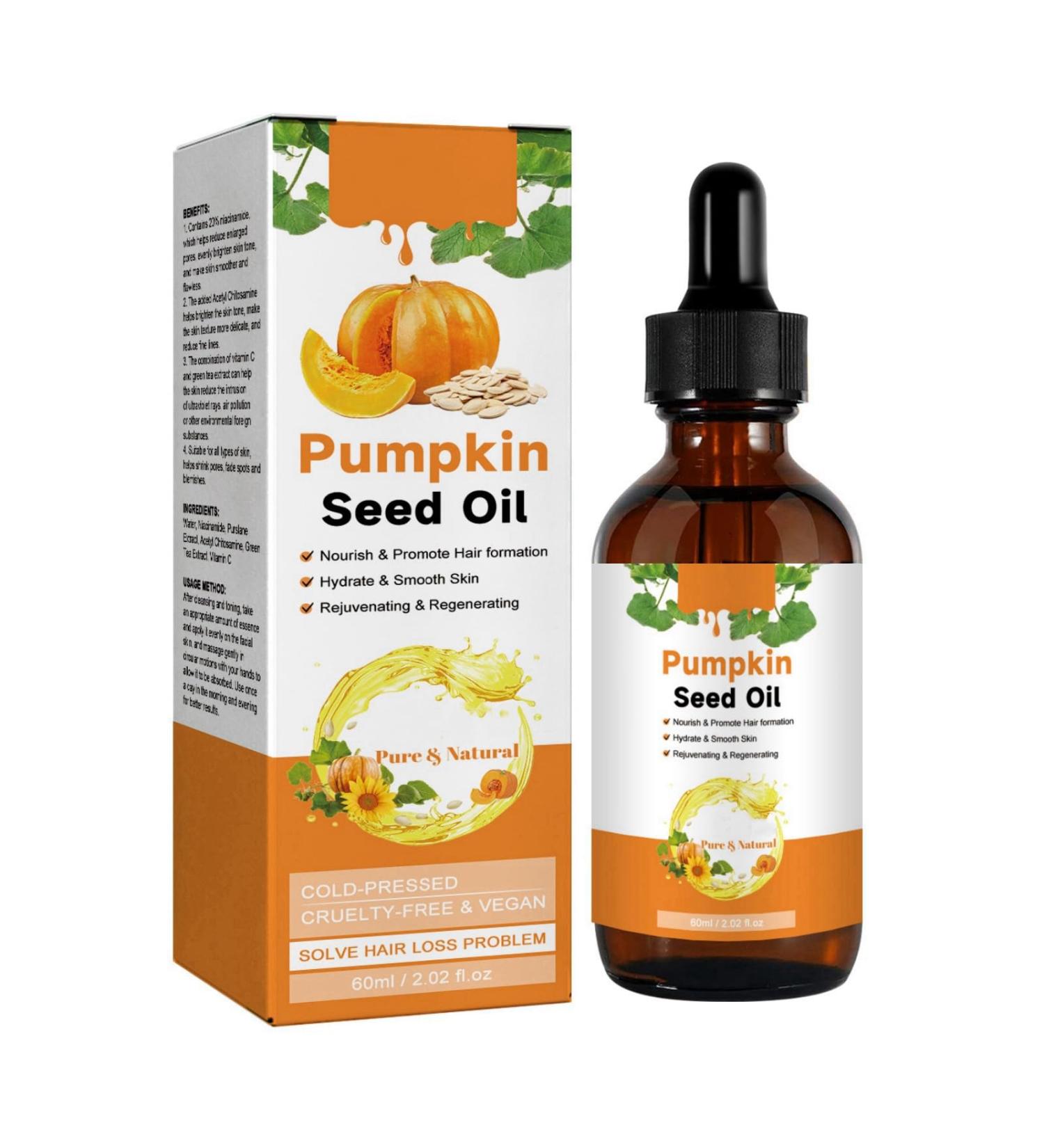 Pumpkin Seeds Oil Pumpkin Seed Oil For Hair Pumpkin Seed Oil Cold Pressed Skin Care Suitable For Men Women Pumpkin Seed Oil For Hair Face Nails Body Skin Pumpkin Seed Oil Pumpkin Oil - Buy Online on GoSupps.com