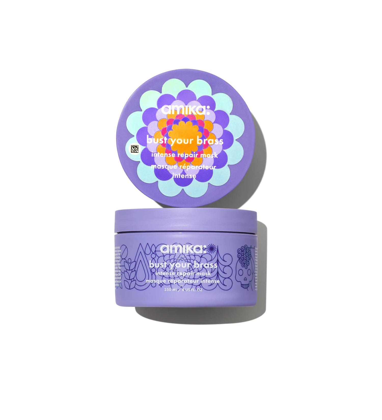 Bust Your Brass Cool Blonde Intense Repair Hair Mask by Amika - Buy Online on GoSupps.com