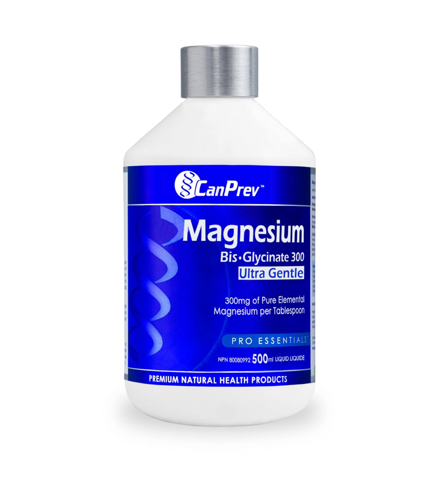 Canprev Magnesium Bis-Glycinate 300 Ultra Gentle (Liquid) 500 ml - Buy Online on GoSupps.com