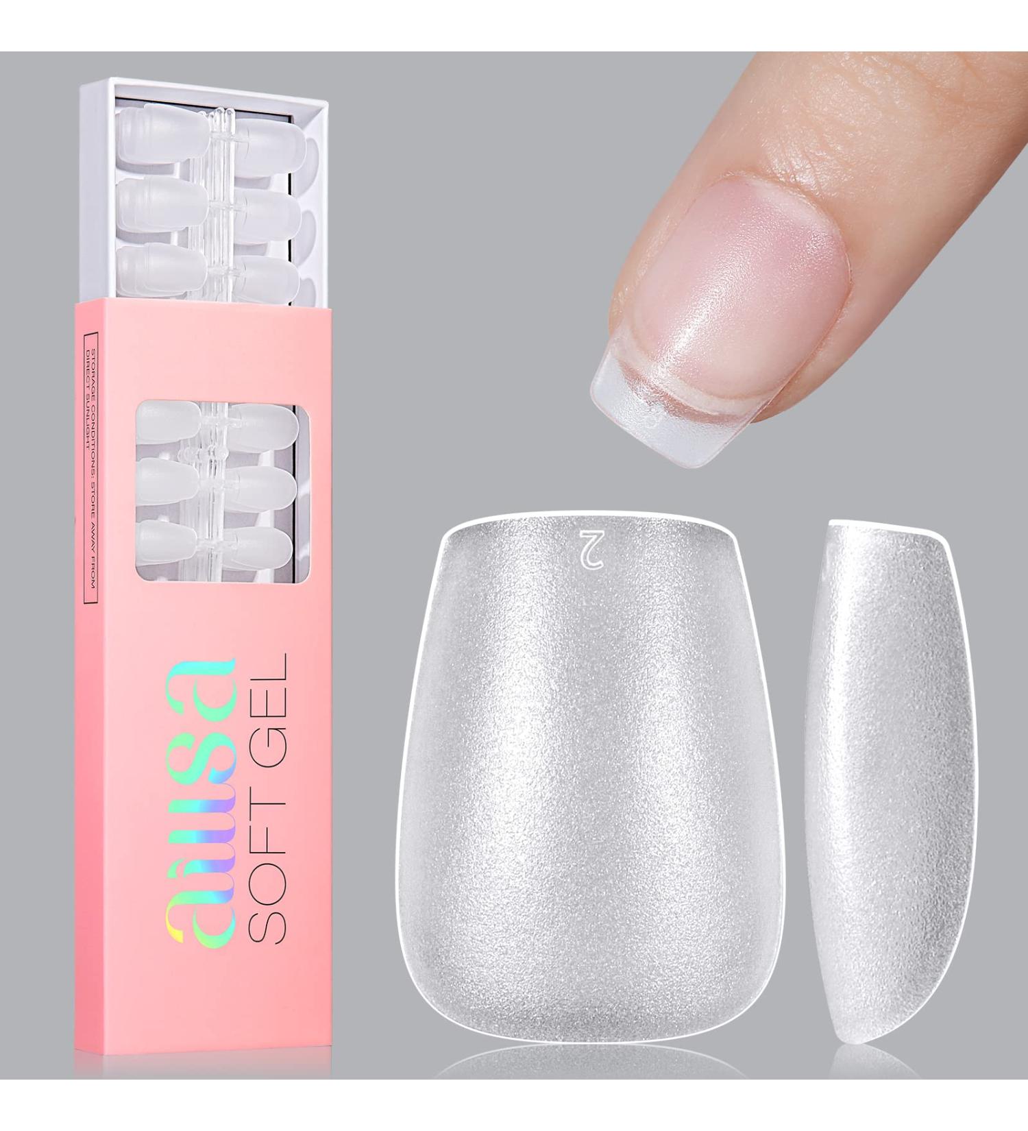 AILLSA Extra Short Coffin Nail Tips - Matte Soft Gel Full Cover Nails for Mothers Day - 240PCS, 15 Sizes - Buy Online on GoSupps.com