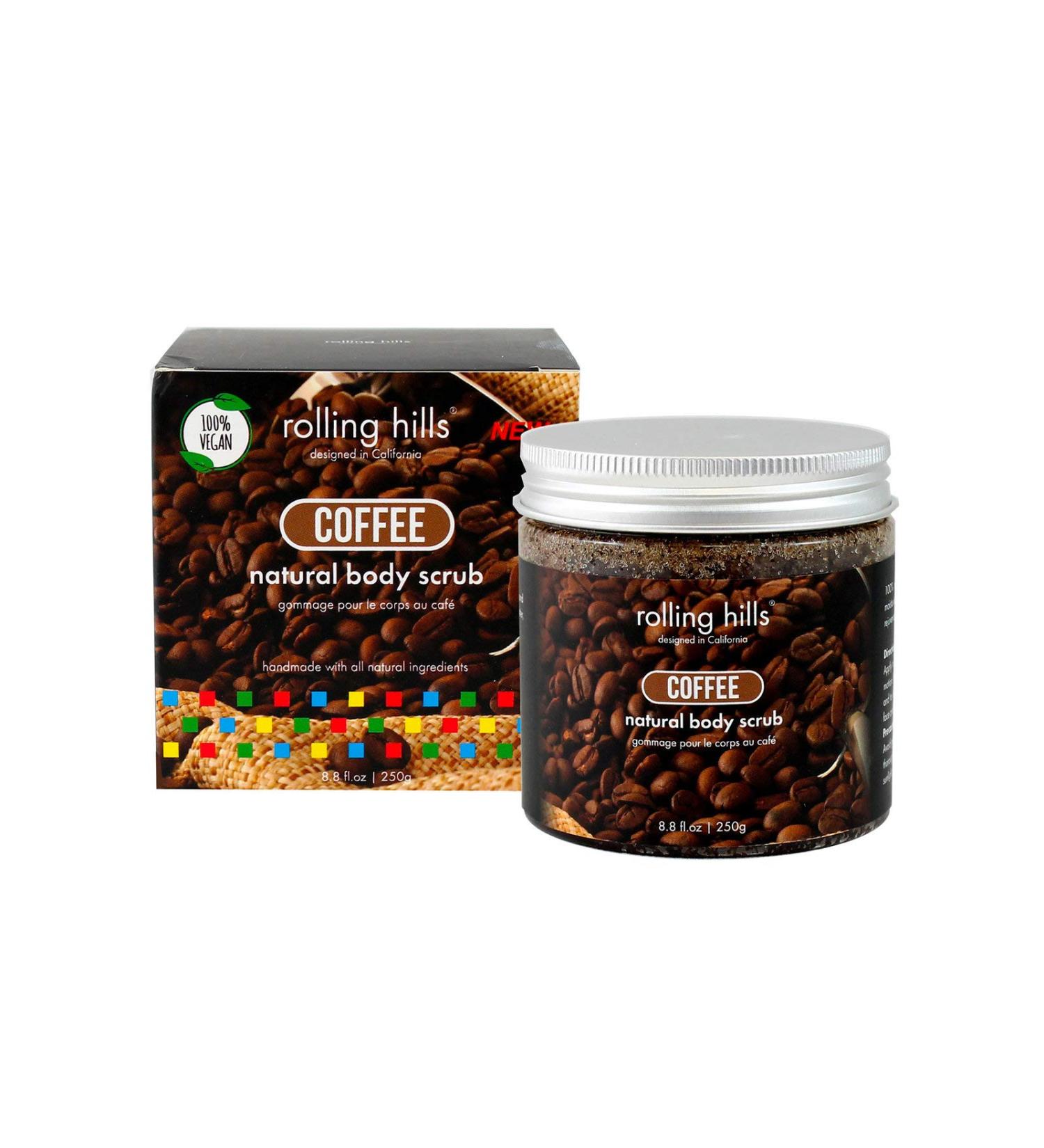 Natural body scrub with coffee Rolling Hills 280g