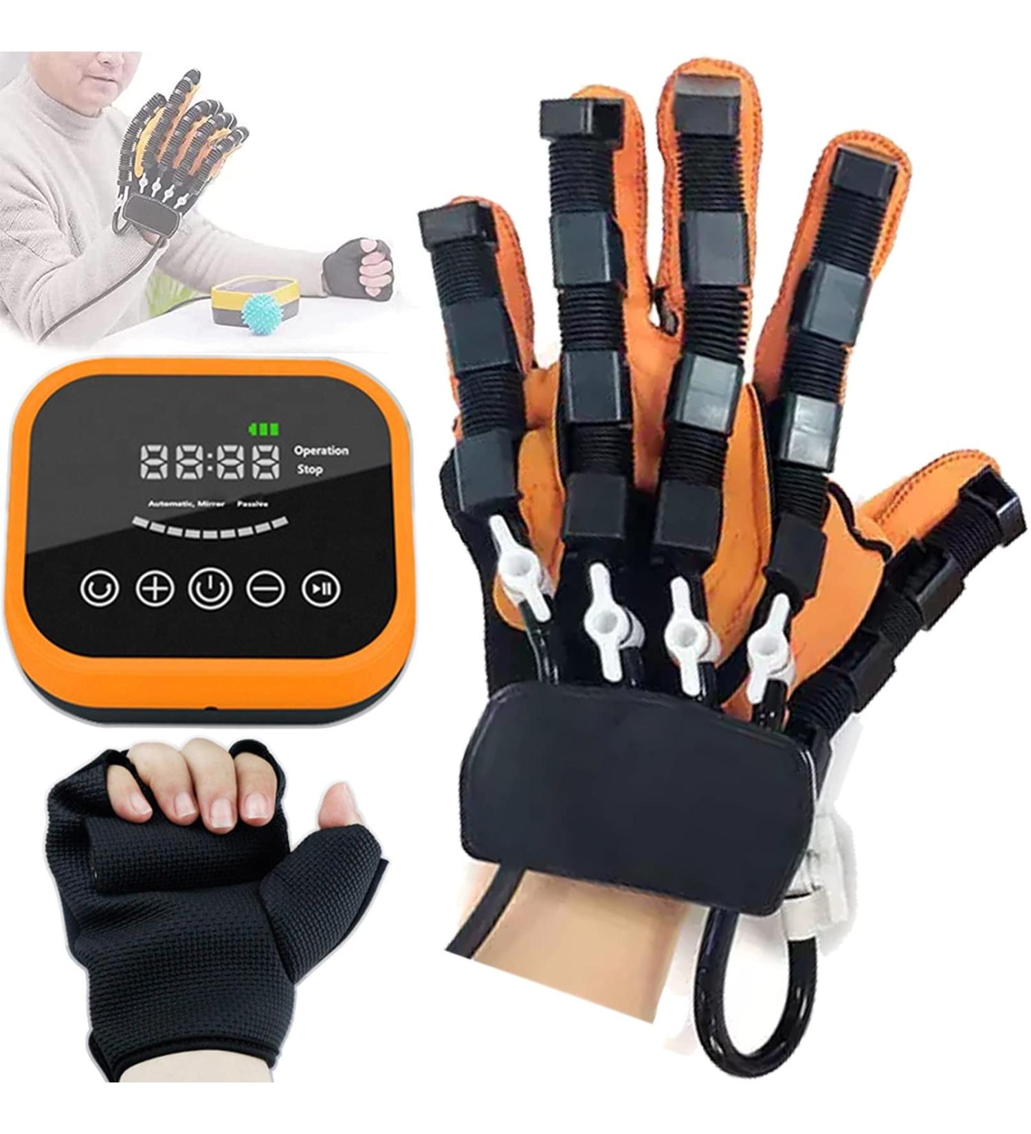 Hemiplegia Stroke Rehabilitation Robot Gloves | Arthritis Hand Aid | Finger Splint for Long-term Relief - Medium Left Hand - Buy Online on GoSupps.com