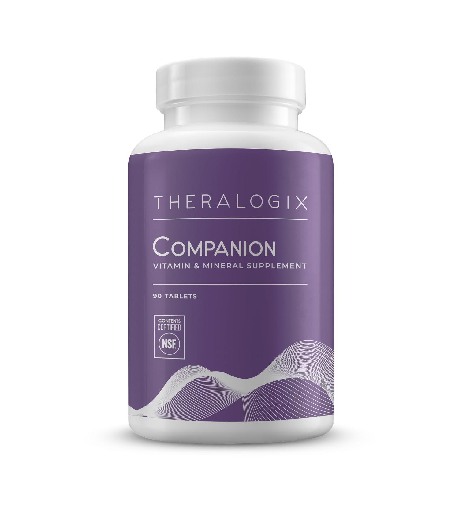 Companion Daily Multivitamin Supplement for Men & Women 50+ | Iron-Free with Vitamin K & D | 90-Day Supply | USA Made - NSF Certified - Buy Online on GoSupps.com