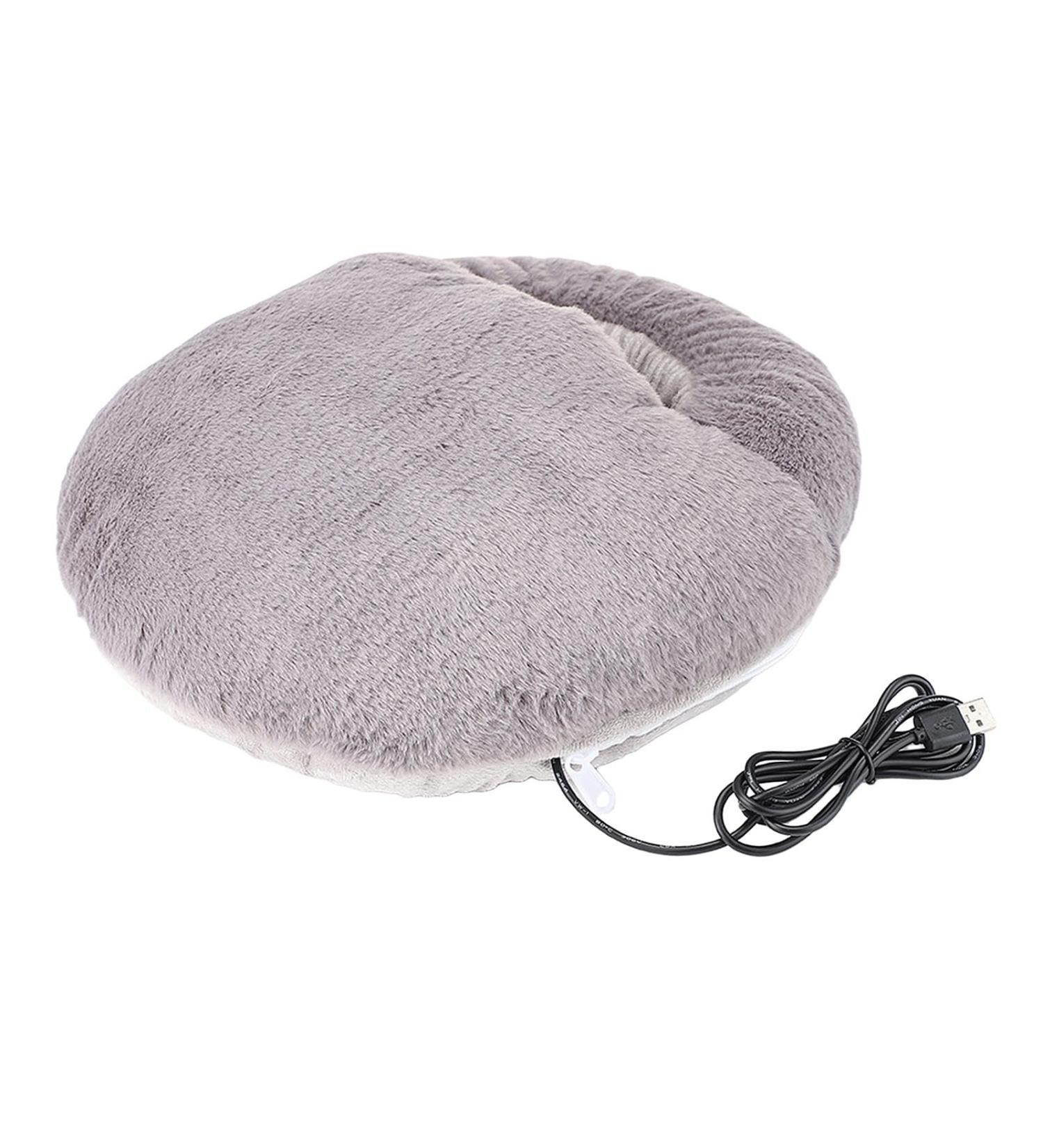 F Fityle Electrically Heated Foot Warmer | USB Quick Heating Pillows | Soft Flannel Non-Slip Slippers for Men & Women - Ultimate Comfort & Warmth - Buy Online on GoSupps.com