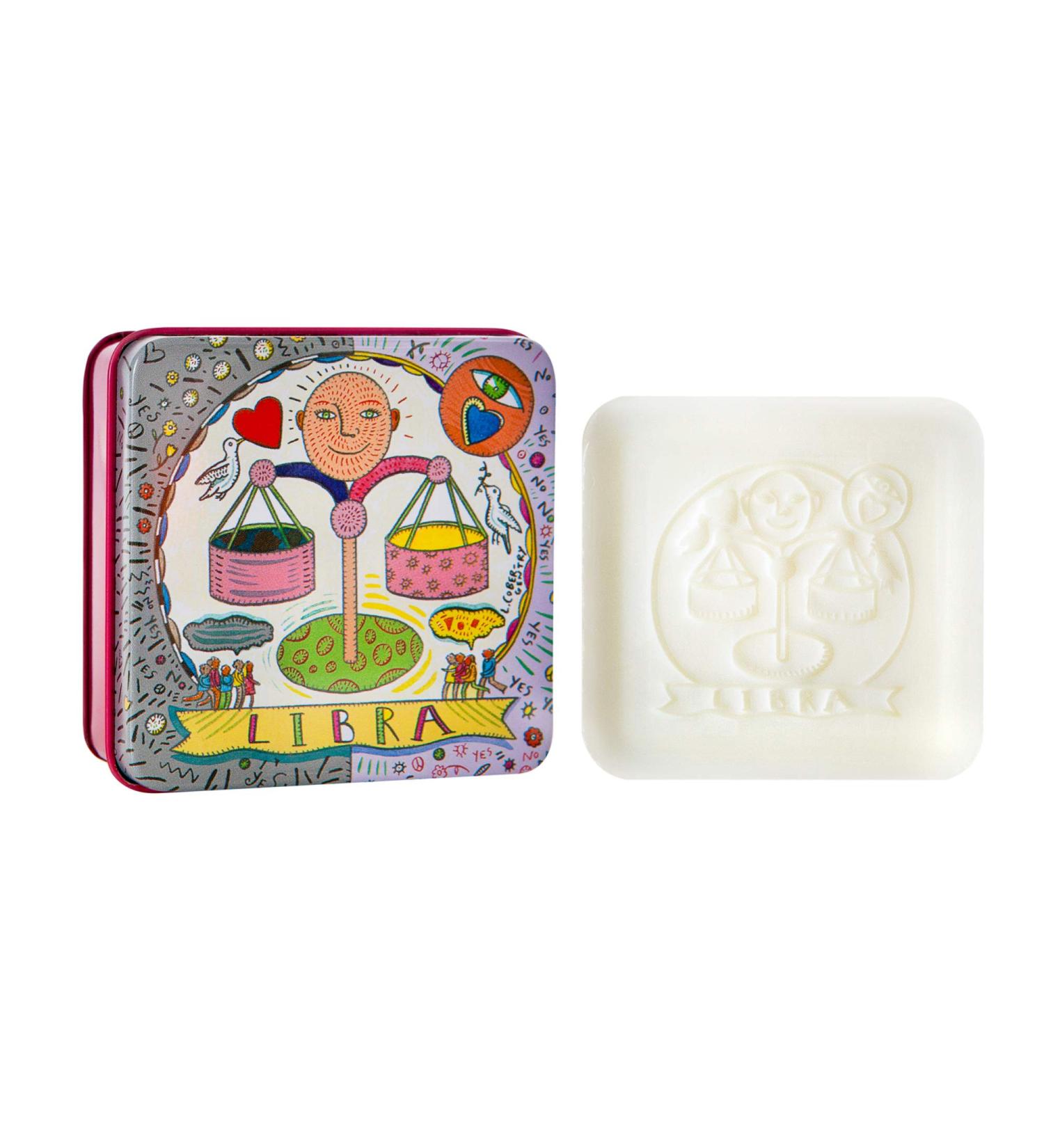 Buy Pre De Provence Zodiac Tin Bar Soap - Libra | 100g Luxury Soap | International Shipping Available - Buy Online on GoSupps.com