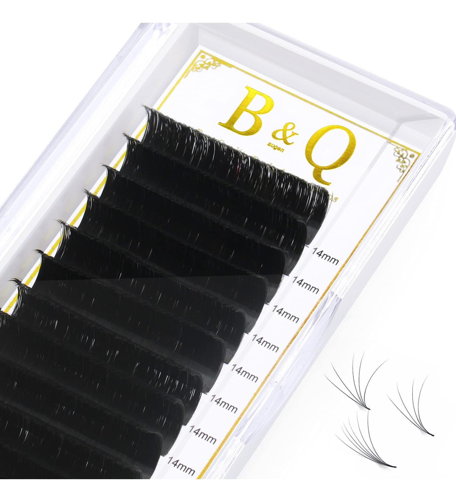Buy 1 Tray Self-Fan Easy Fan Lashes C D Curl - Volume Eyelash Extensions (8-15 Mix D-0.03) for Perfect Volume - Buy Online on GoSupps.com