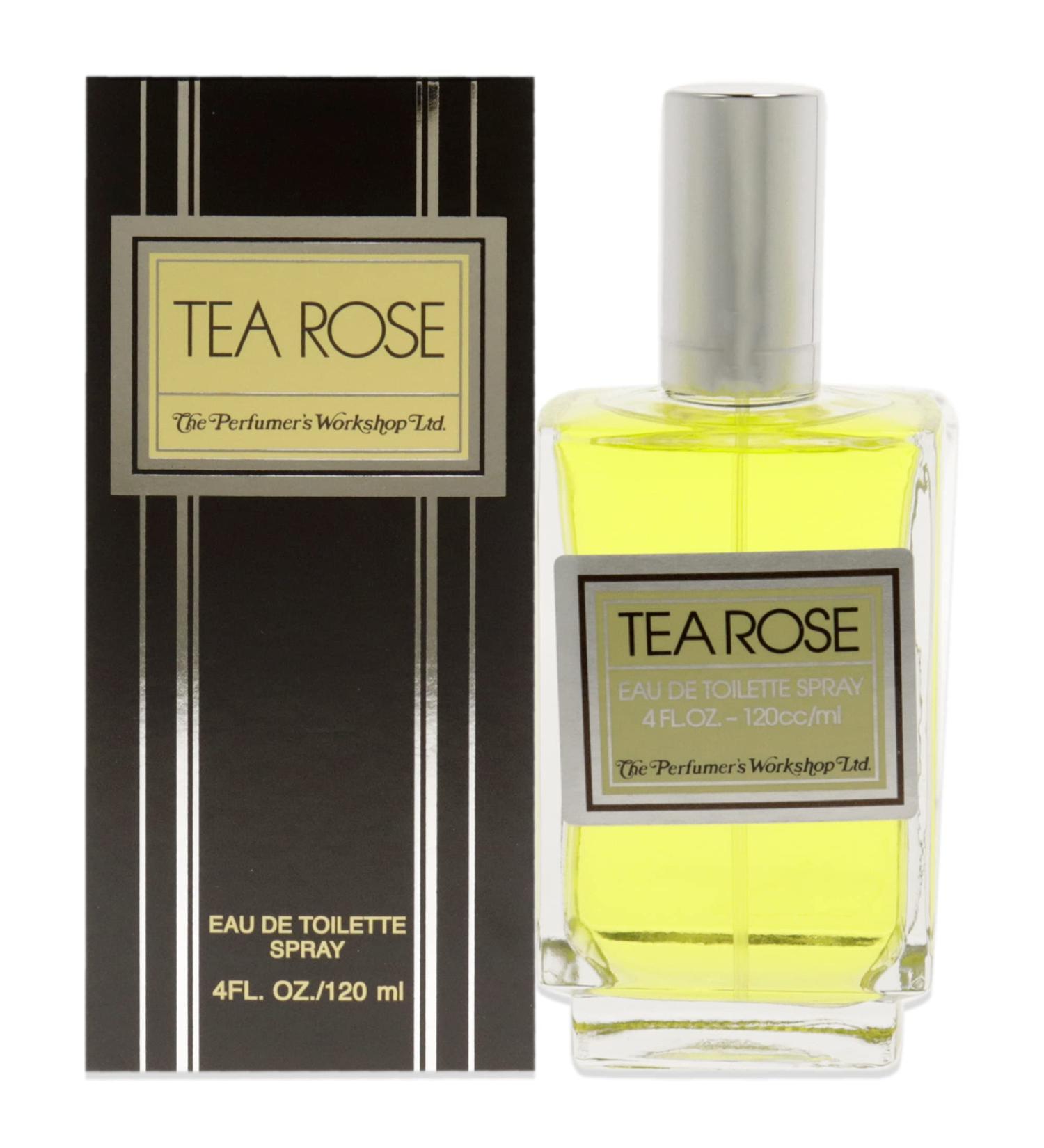 Perfumer's Workshop FragranceX Tea Rose 4 oz Eau De Toilette Spray For Women Rose 1 Count (Pack of 1) - Buy Online on GoSupps.com