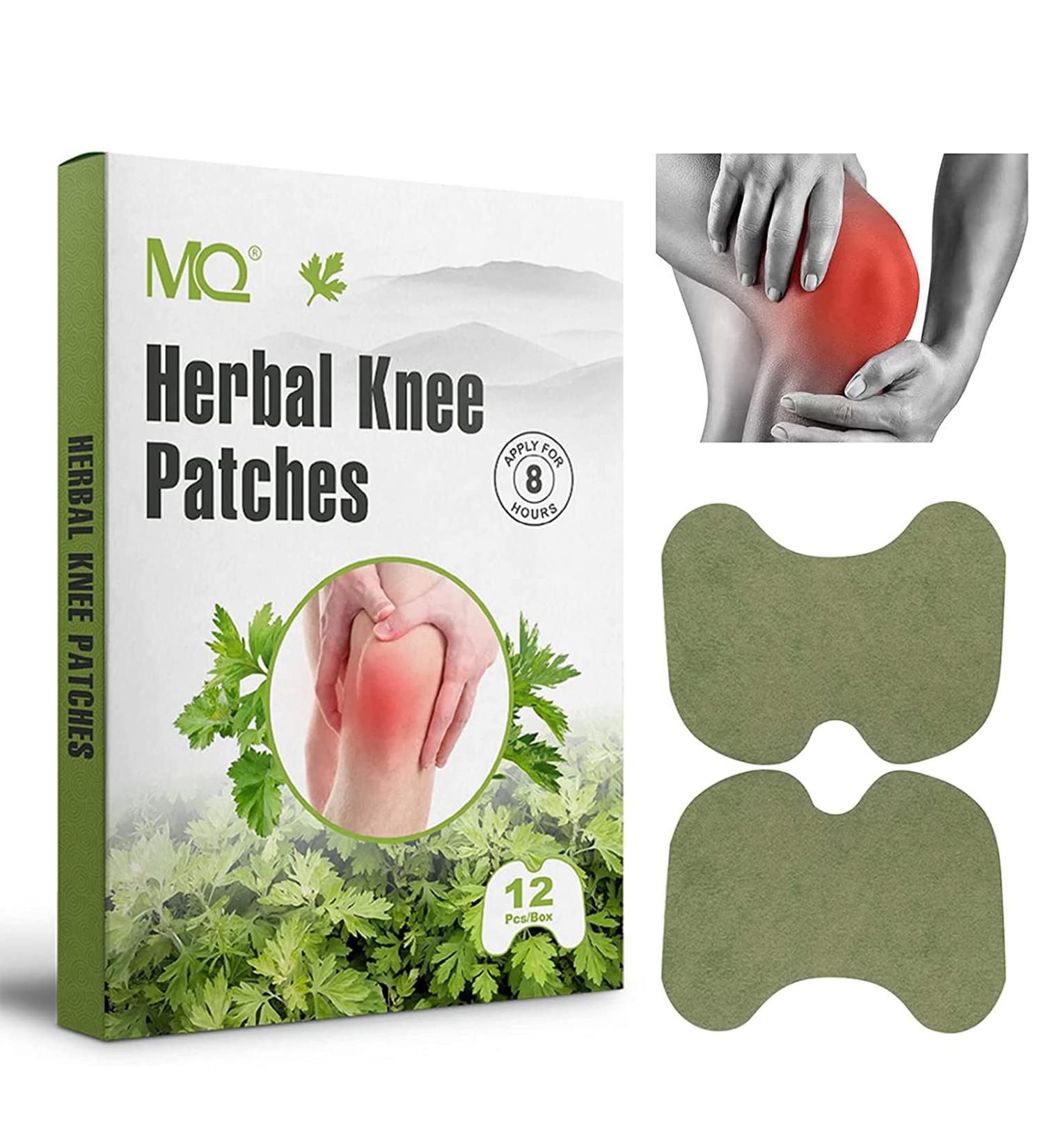 12PCS MQ Pain Relief Patches - Knee Pain Plasters with Wormwood Sticker for Neck/Knee/Muscle Joint Pain Relief - Buy Online on GoSupps.com
