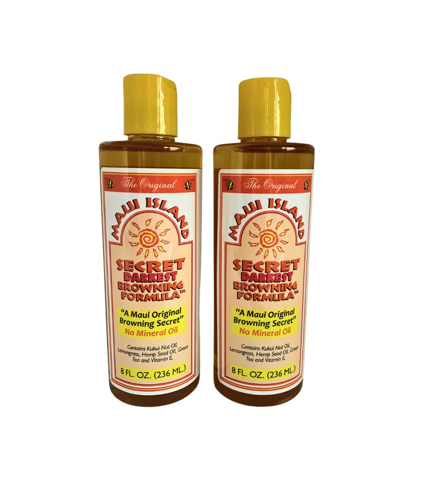 Maui Island Secret Darkest Browning Formula 8 oz. (2 PACK)