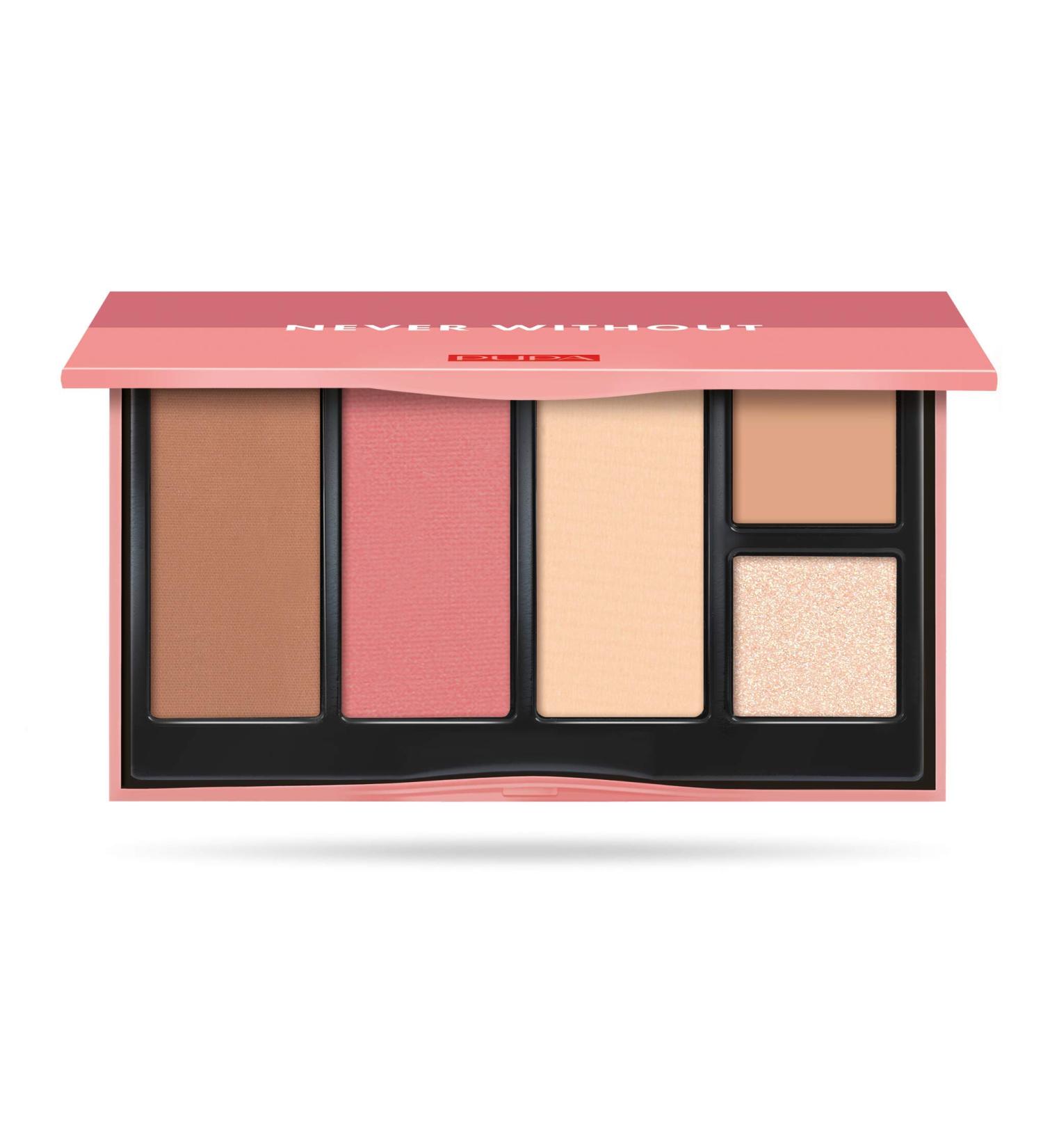 Pupa Never Without Face Correctors Palette - All-in-One for Medium Skin | Enhance Your Beauty Worldwide - Buy Online on GoSupps.com