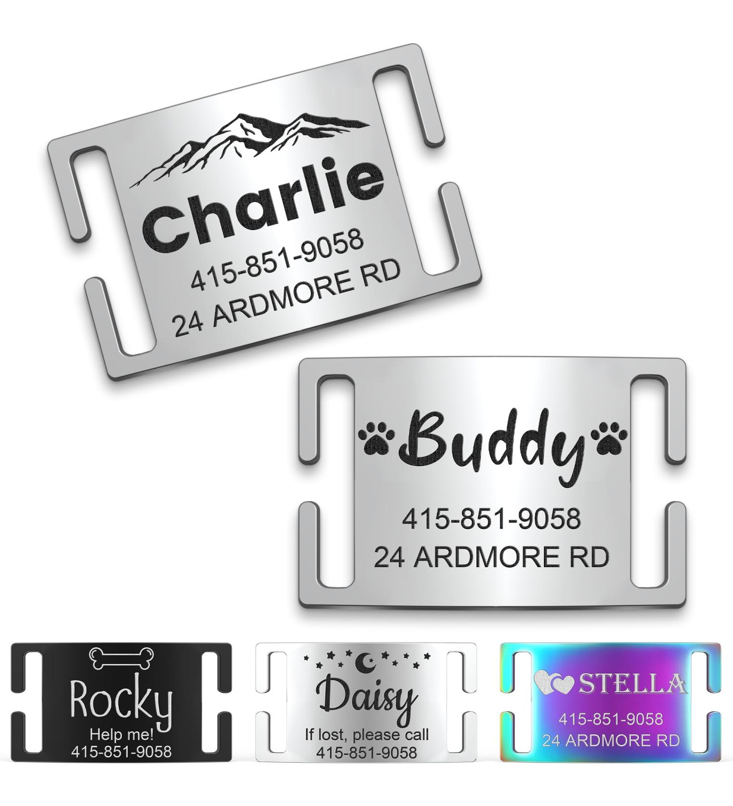 Personalized Gisurey Dog Tag - Durable Noiseless Custom Engraved Design for Your Four-Legged Friend - Buy Online on GoSupps.com