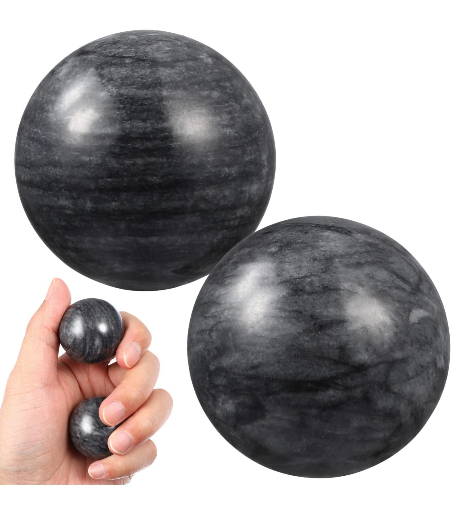 Coheali Baoding Balls with Bell - Traditional Chinese Massage Balls for Adults - Vintage Gymnastics Balls 3.50cm - Buy Online on GoSupps.com