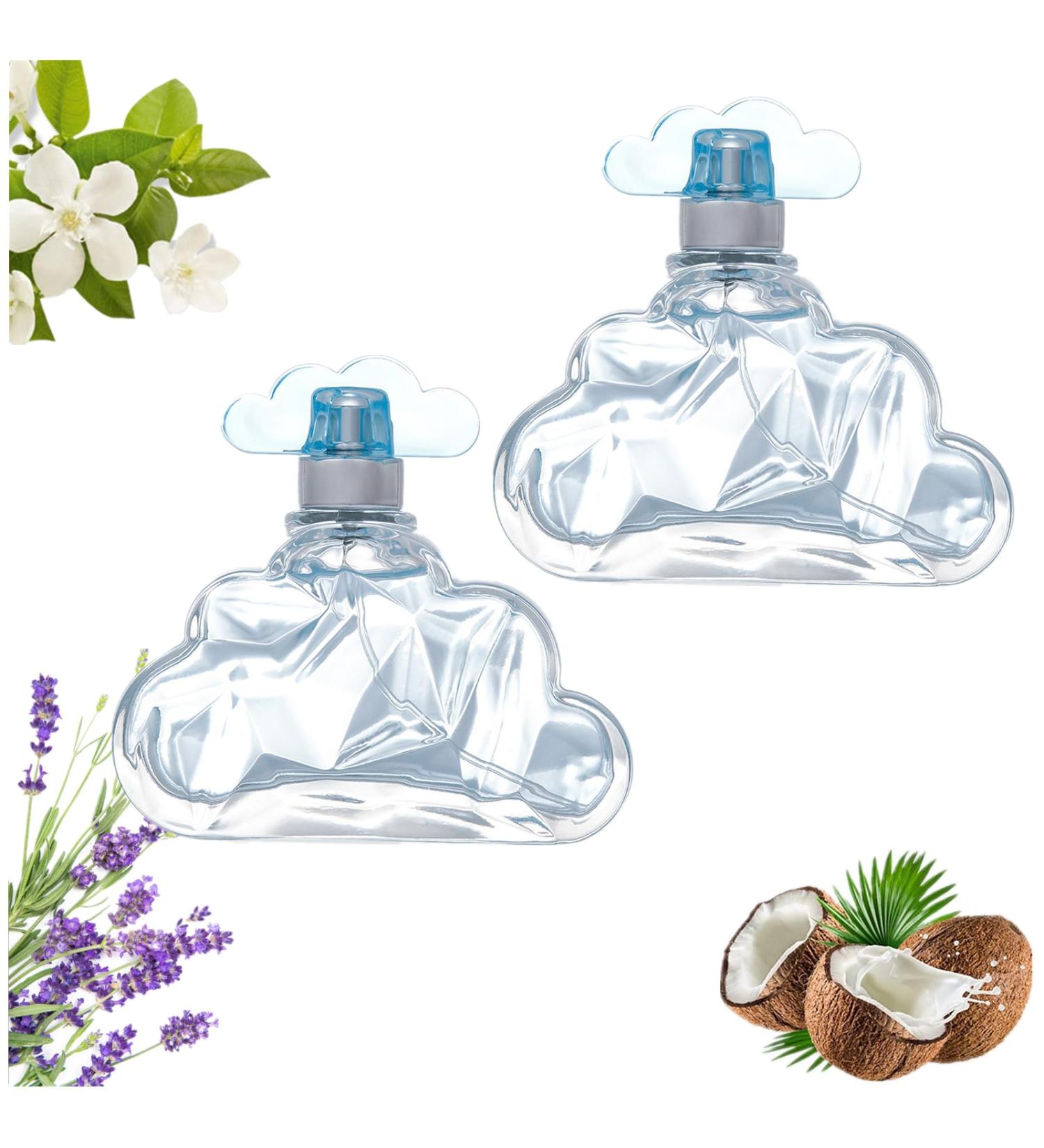 Cloud Perfume Soft Cloud Eau De Parfum for Women Dreamy Fragrance with Lasting Impression Romantic Cloud Shaped Women's Perfume with Notes of Lavender Coconut Vanilla & Pear (2pc) - Buy Online on GoSupps.com