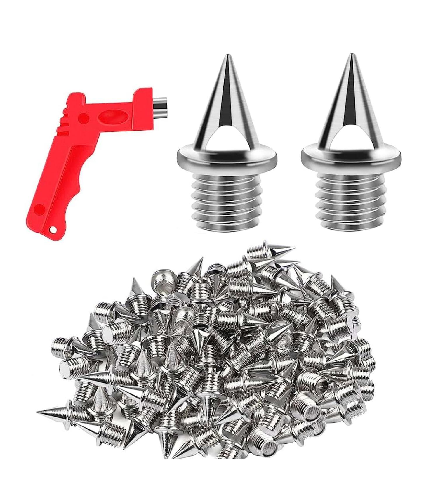 DDKY 50 pcs 5mm Pyramid Replacement Spikes for Sports Shoes | Athletics Track Sprint & Field Training Tools - Buy Online on GoSupps.com