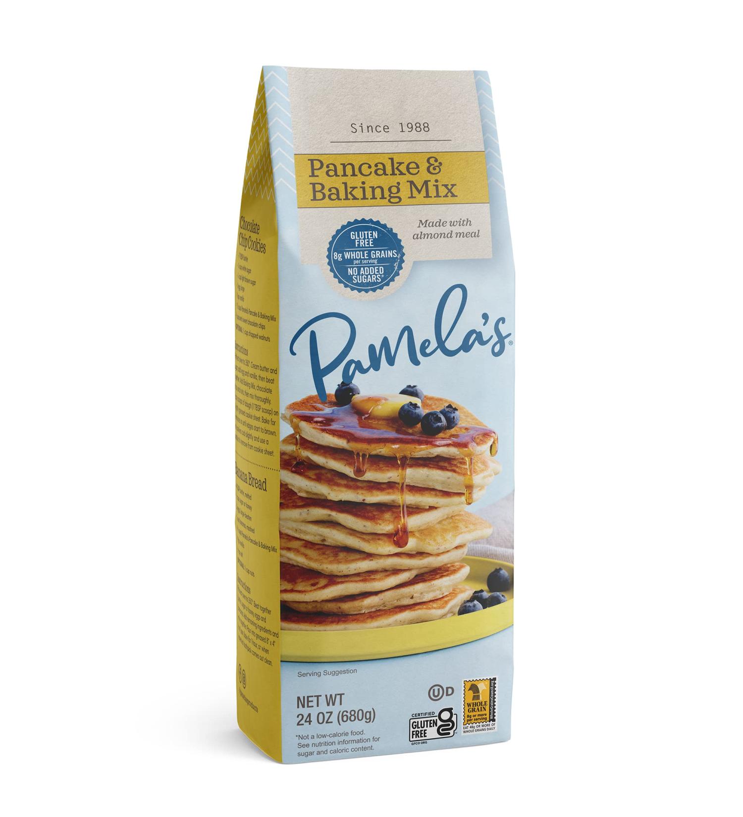Pamela's Products Gluten Free Baking & Pancake Mix 24oz - Buy Online Now! - Buy Online on GoSupps.com
