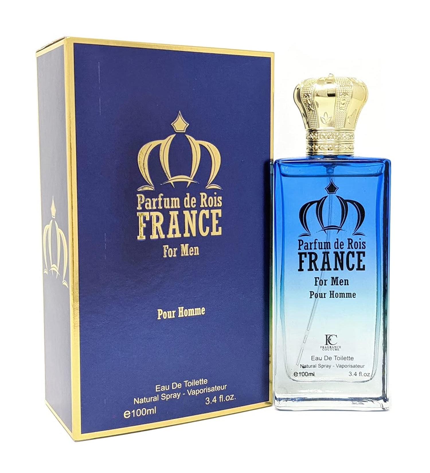J & H VARIETY PERFUME DE REIS FRANCE Eau de Toilette Natural Spray logne for Men Wonderful Gift Woody Aromatic Daytime and Casual Use for all Skin Types 3.4 Fluid Ounce - Buy Online on GoSupps.com