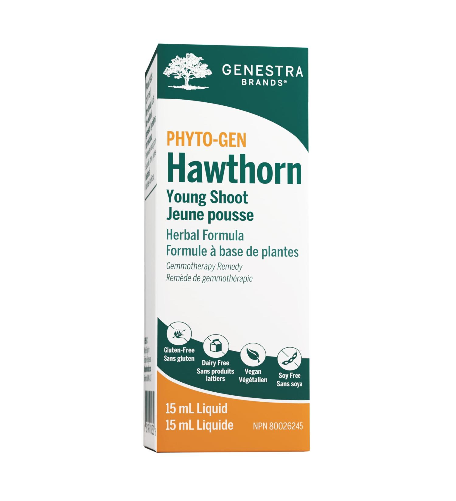 Genestra Brands - Hawthorn Young Shoot - Herbal Supplement - 15 ml Liquid - Buy Online on GoSupps.com
