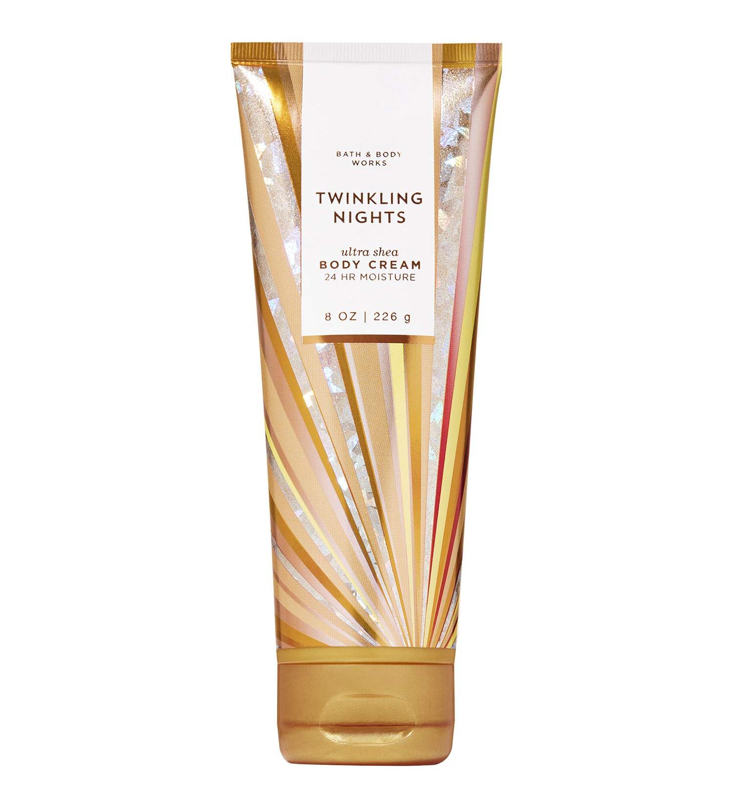 Bath and Body Works TWINKLING NIGHTS Ultra Shea Body Cream 8 Fluid Ounce (2019 Limited Edition)