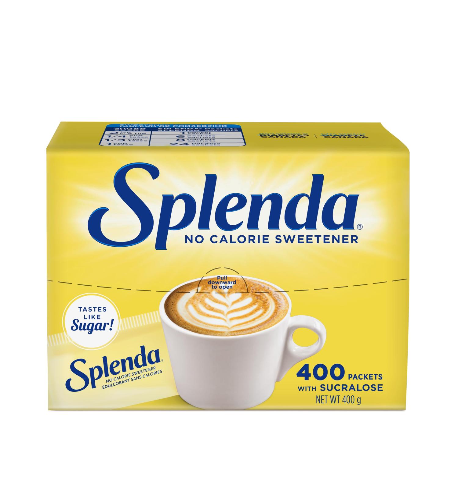 Splenda Sweetener Packets 400 Count - Buy Online on GoSupps.com