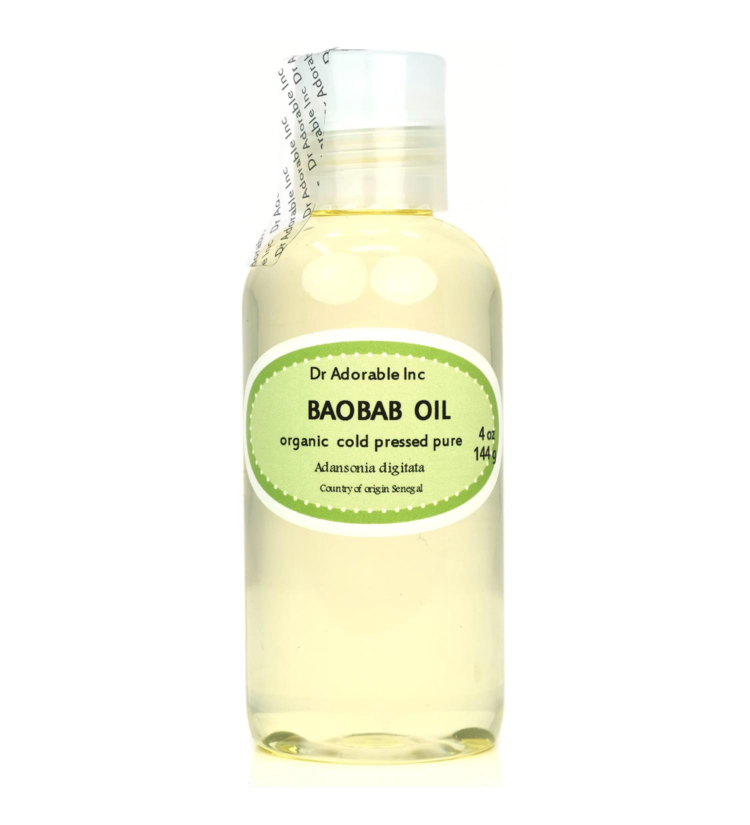 Dr Adorable Baobab Oil 4 oz - 100% Pure Organic Cold Pressed | Shop Internationally - Buy Online on GoSupps.com