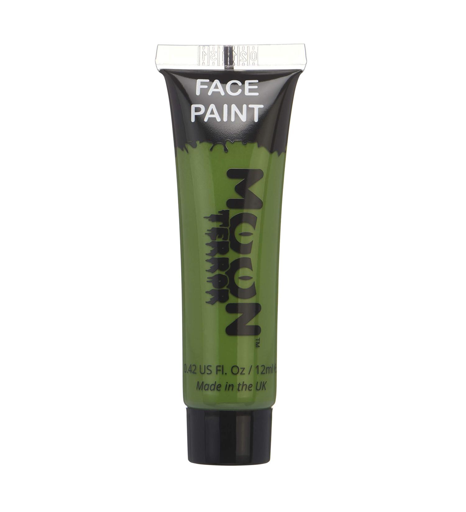 Halloween Face Paint by Moon Terror | Zombie Green SFX Makeup 12ml - Buy Online on GoSupps.com