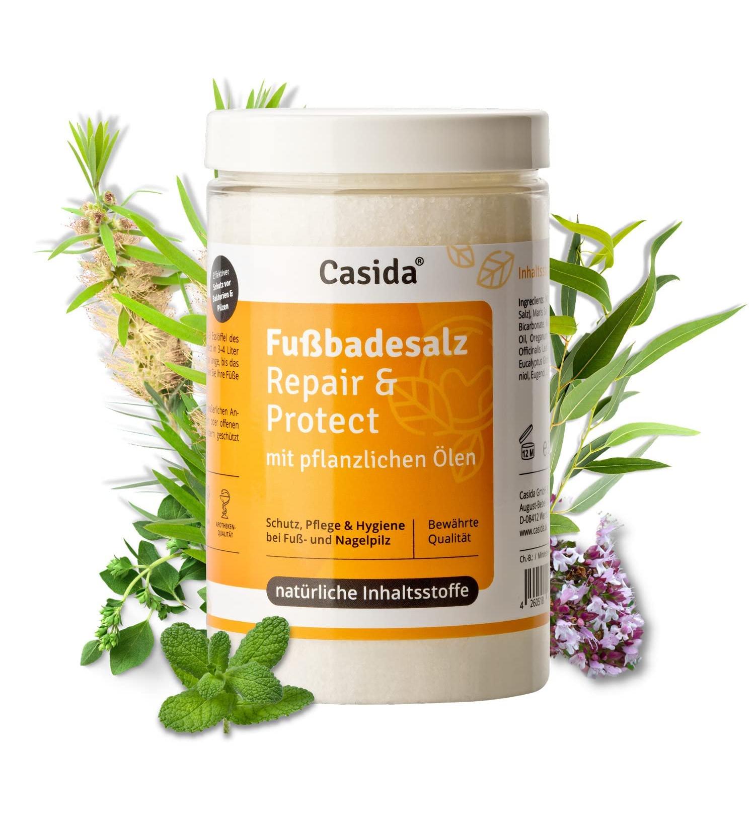 Casida Foot Bath Salt - Repair & Protect Against Foot & Nail Fungus Odor & Care - 375g International Shipping Available - Buy Online on GoSupps.com