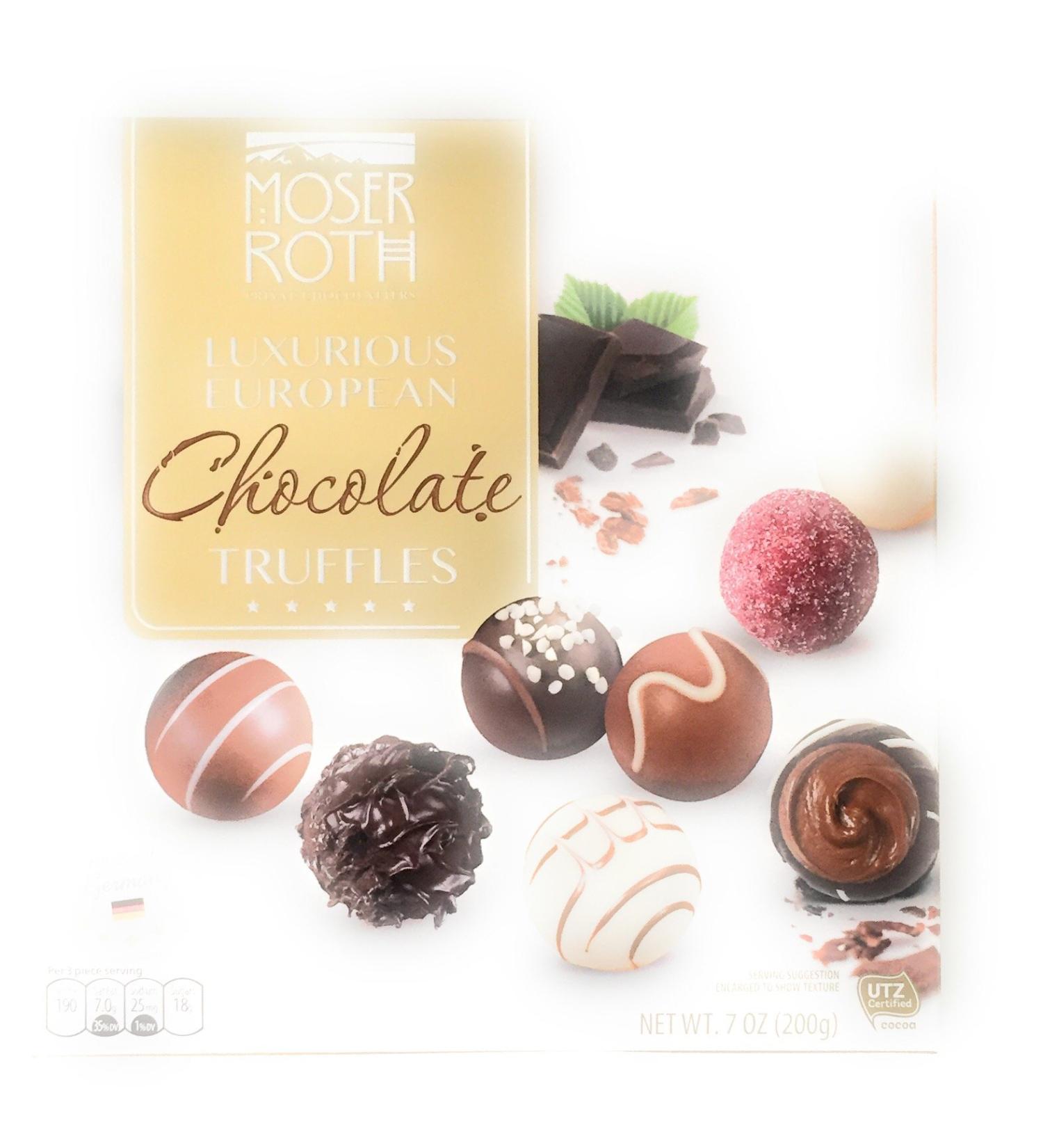 Moser Roth Luxurious European Chocolate Truffles Privat Chocolatiers 7 Oz Box - Buy Online on GoSupps.com