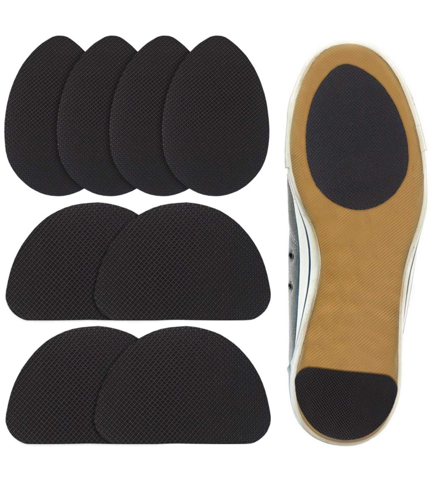 Beautulip Non-Skid Shoe Pads - Pack of 8 Black Self-Adhesive Slip Resistant Sole Protectors - Buy Online on GoSupps.com