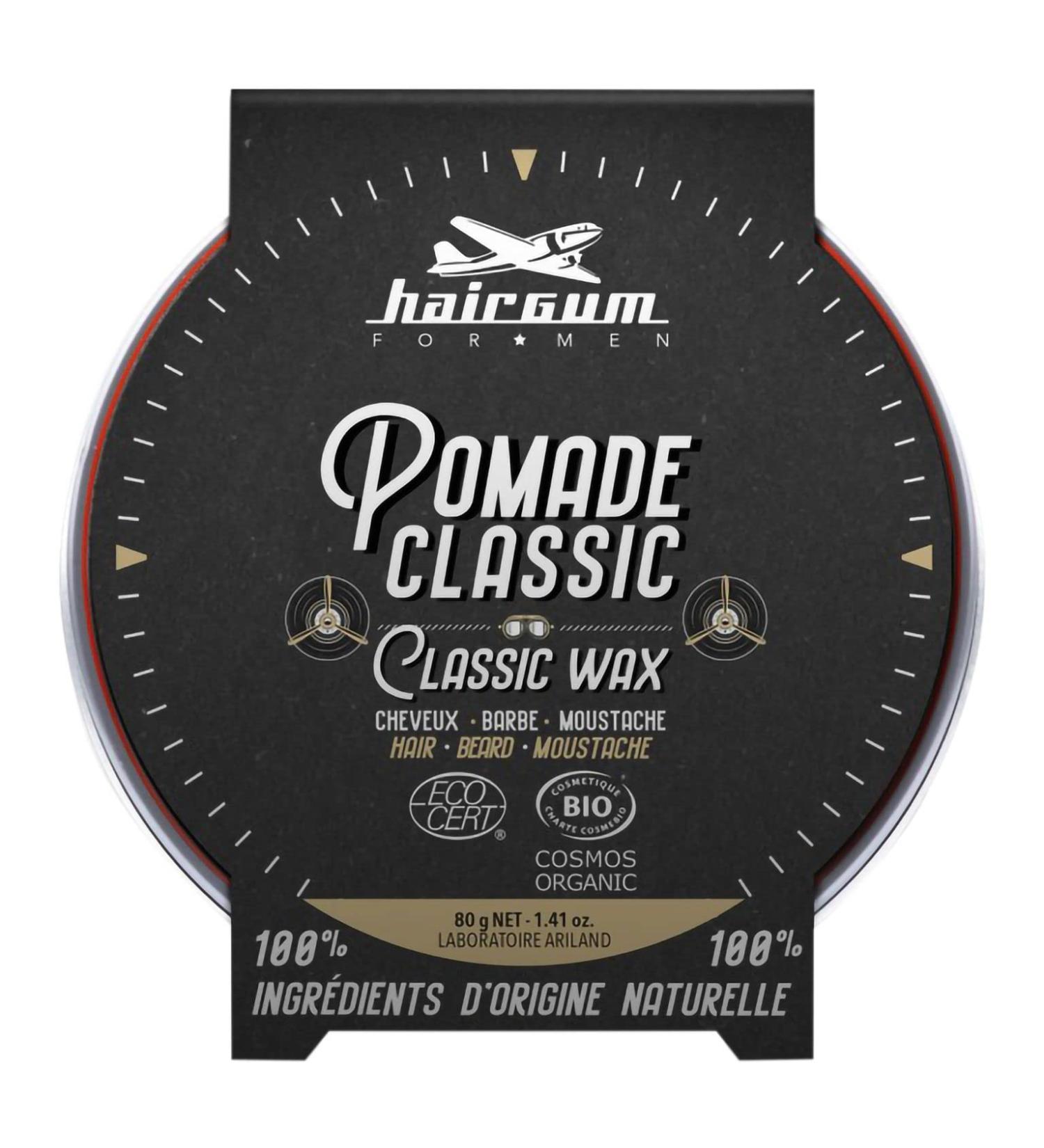 Hairgum Beard Styling Wax & Pomade | Organic Men's Hair Wax for All Hair Types | Firm Hold & High Shine | Long-Lasting Natural Hair Styling - Buy Online on GoSupps.com