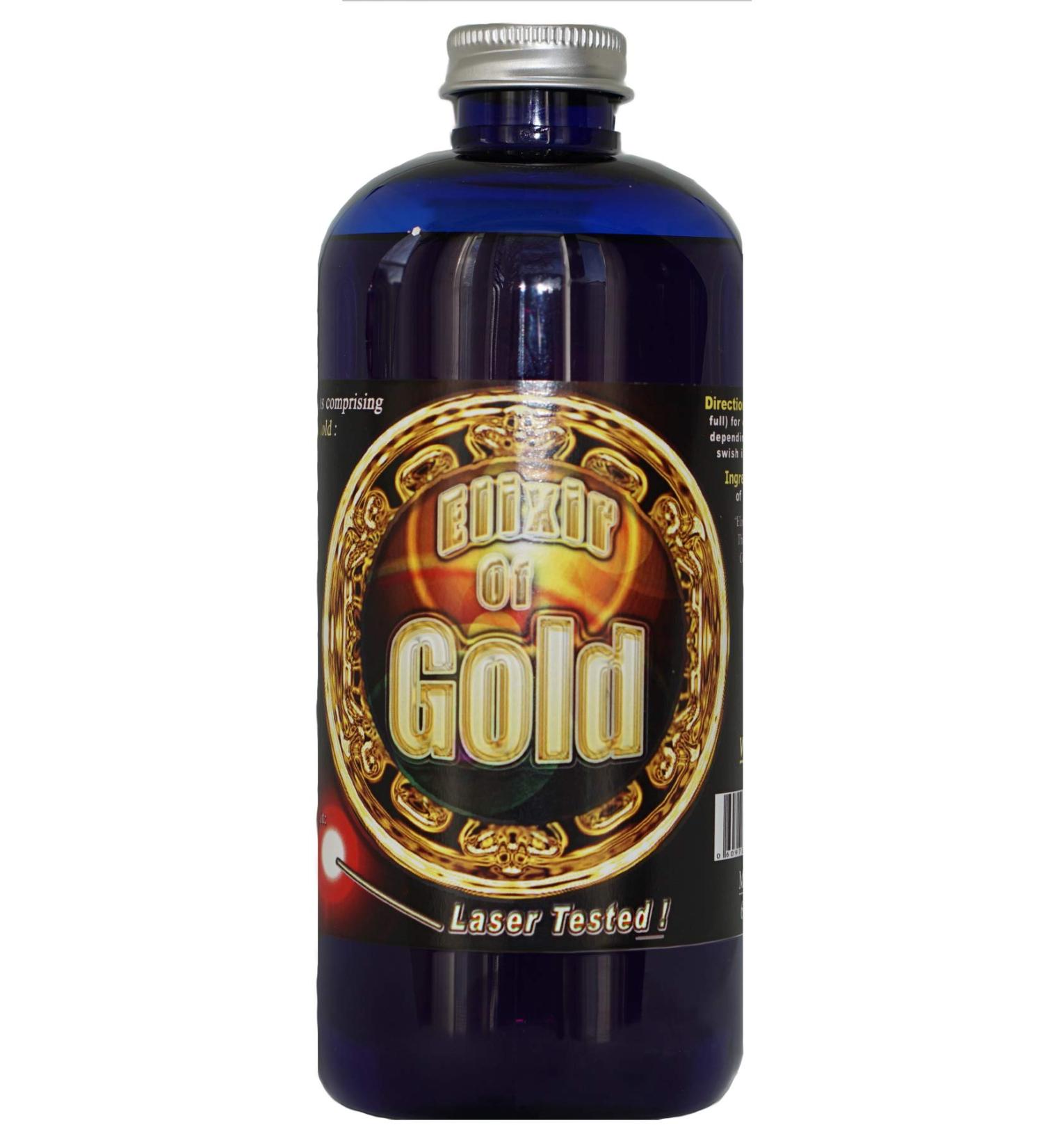 Elixir of Gold, 8 oz, 240 PPM Concentrate by Silver Mountain Minerals (Medical Purity Silver, Most Bioavailable colloidally Suspended Nano Particles)