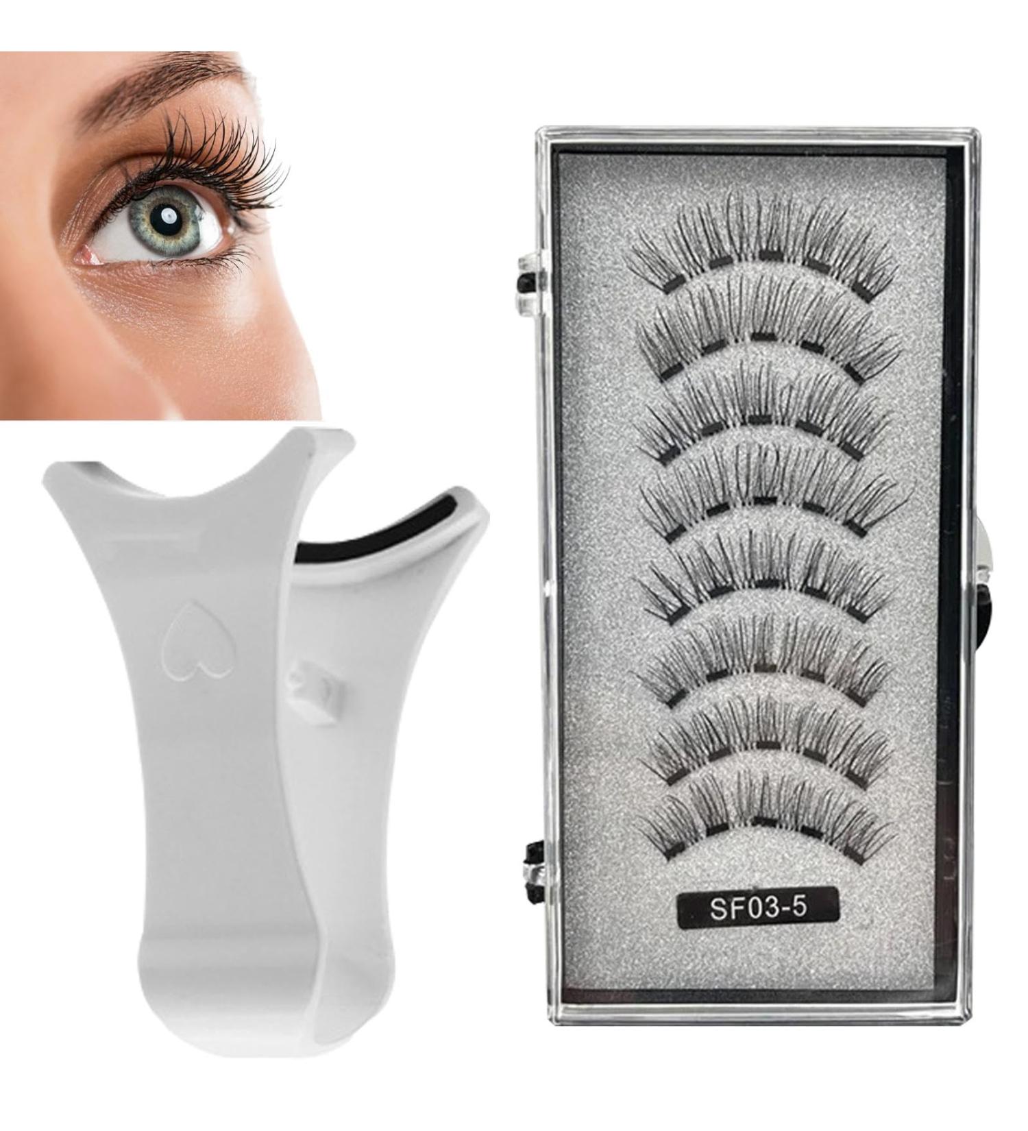 Reusable Magnetic Eyelashes Easy To Wear Long Lasting Magnetic Eyelashes Waterproof Magnetic False Eyelashes No Glue Magnetic Eye Lashes Applicator Included Eyelashes Natural For All-Day Comfort - Buy Online on GoSupps.com